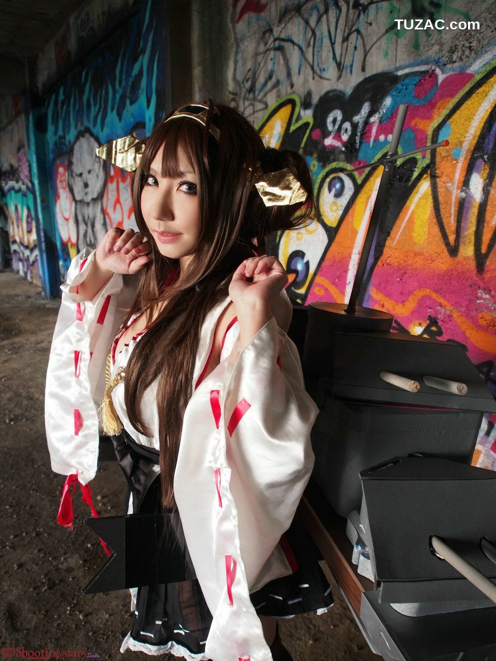 日本CosPlay_绫香サク (サク綾香 Saku Ayaka)《艦隊これくしょん》Kongou(金剛) 第三部 写真集