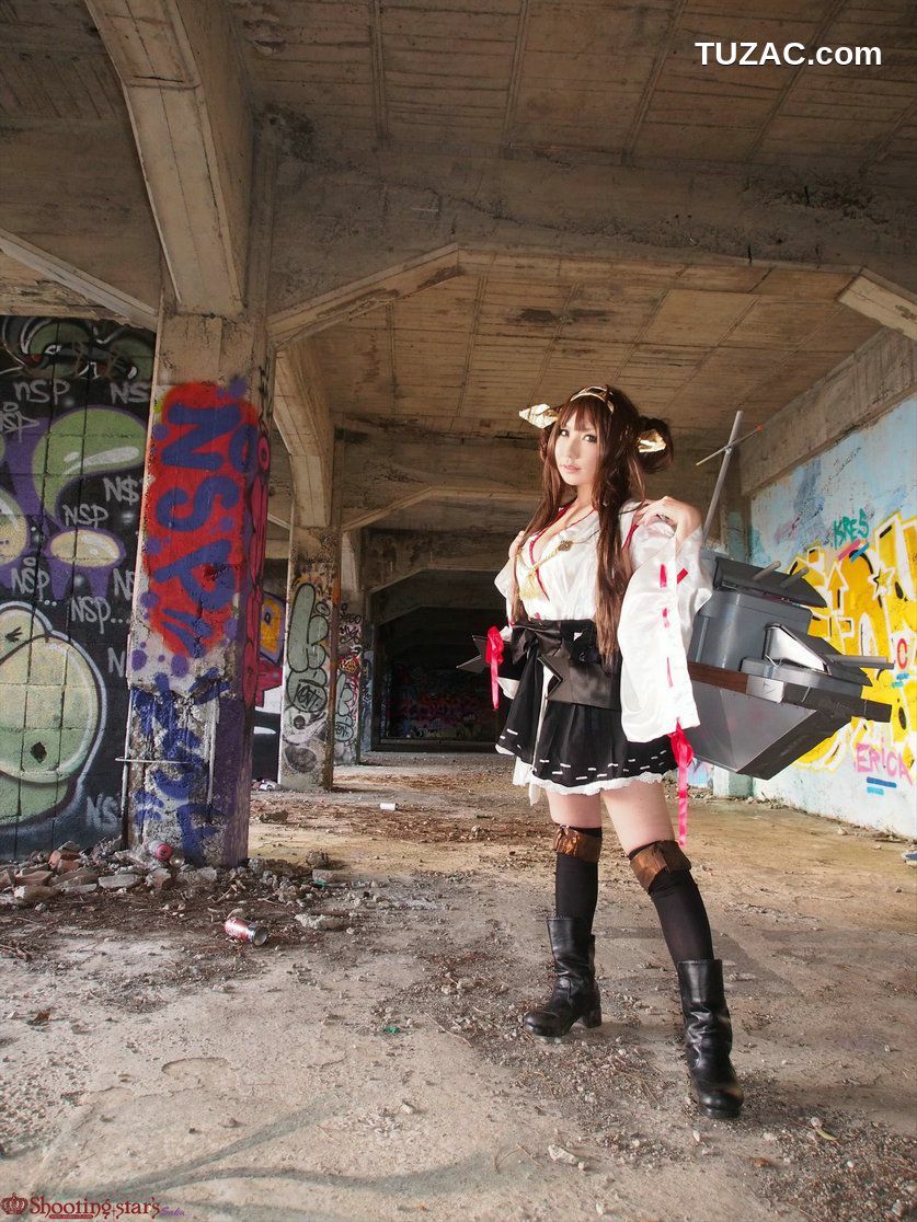 日本CosPlay_绫香サク (サク綾香 Saku Ayaka)《艦隊これくしょん》Kongou(金剛) 第三部 写真集