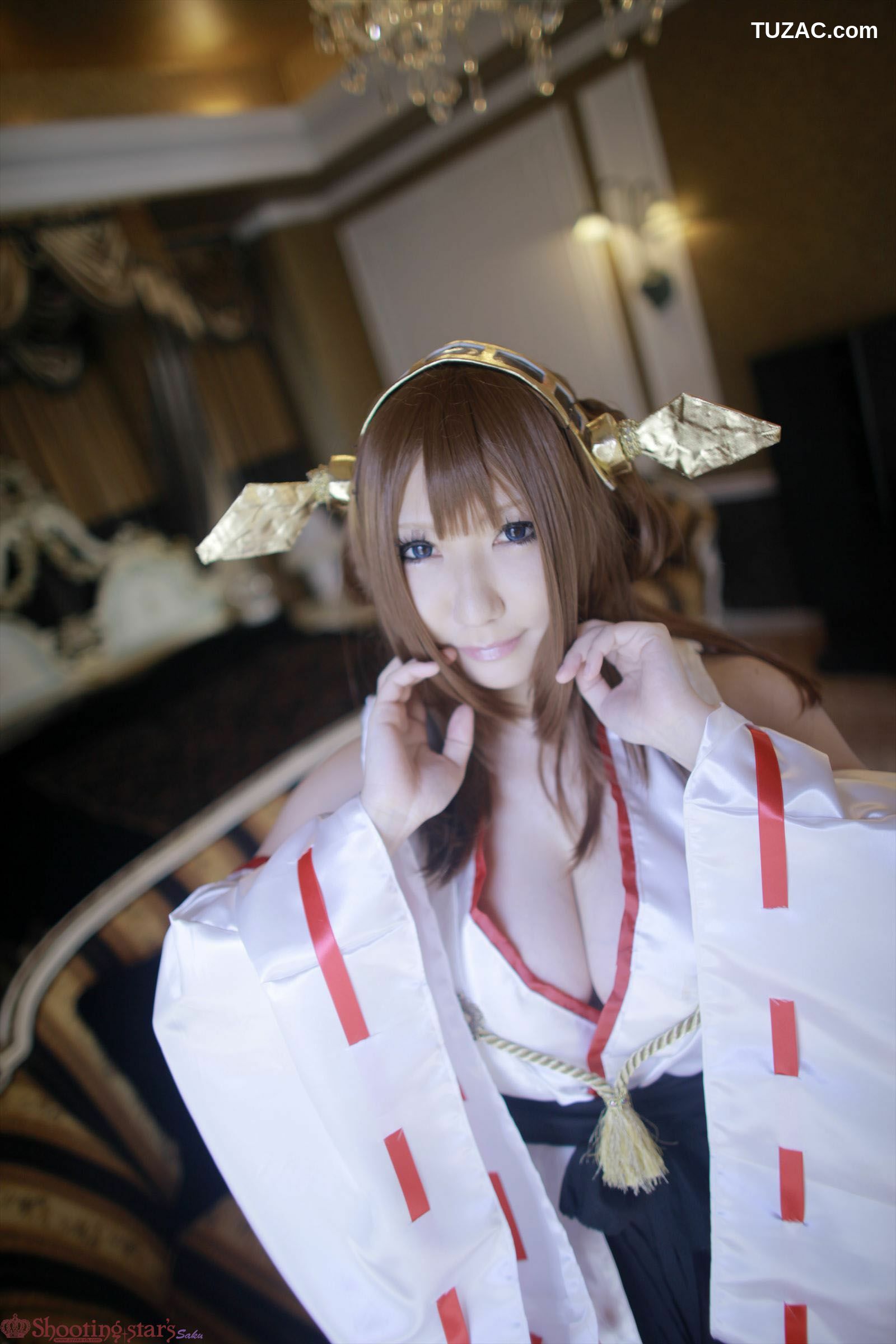日本CosPlay_绫香サク (サク綾香 Saku Ayaka)《艦隊これくしょん》Kongou(金剛) 第三部 写真集