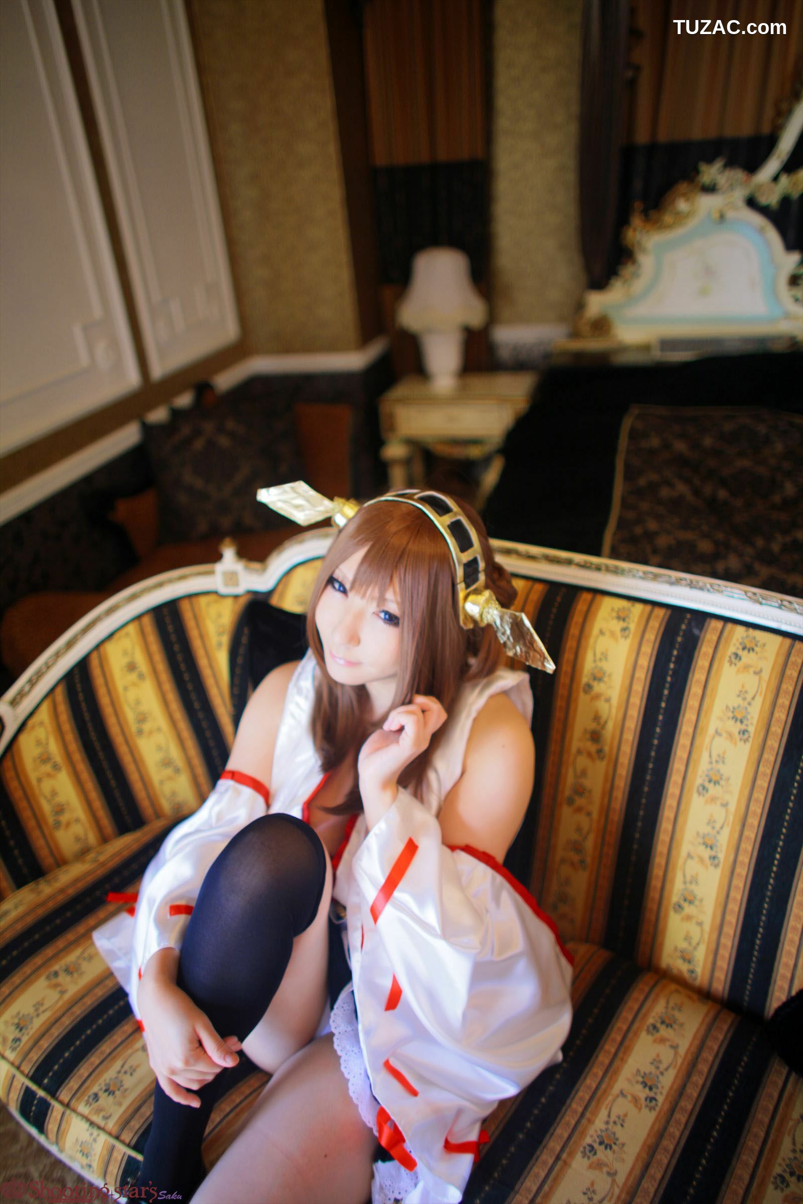 日本CosPlay_绫香サク (サク綾香 Saku Ayaka)《艦隊これくしょん》Kongou(金剛) 第三部 写真集