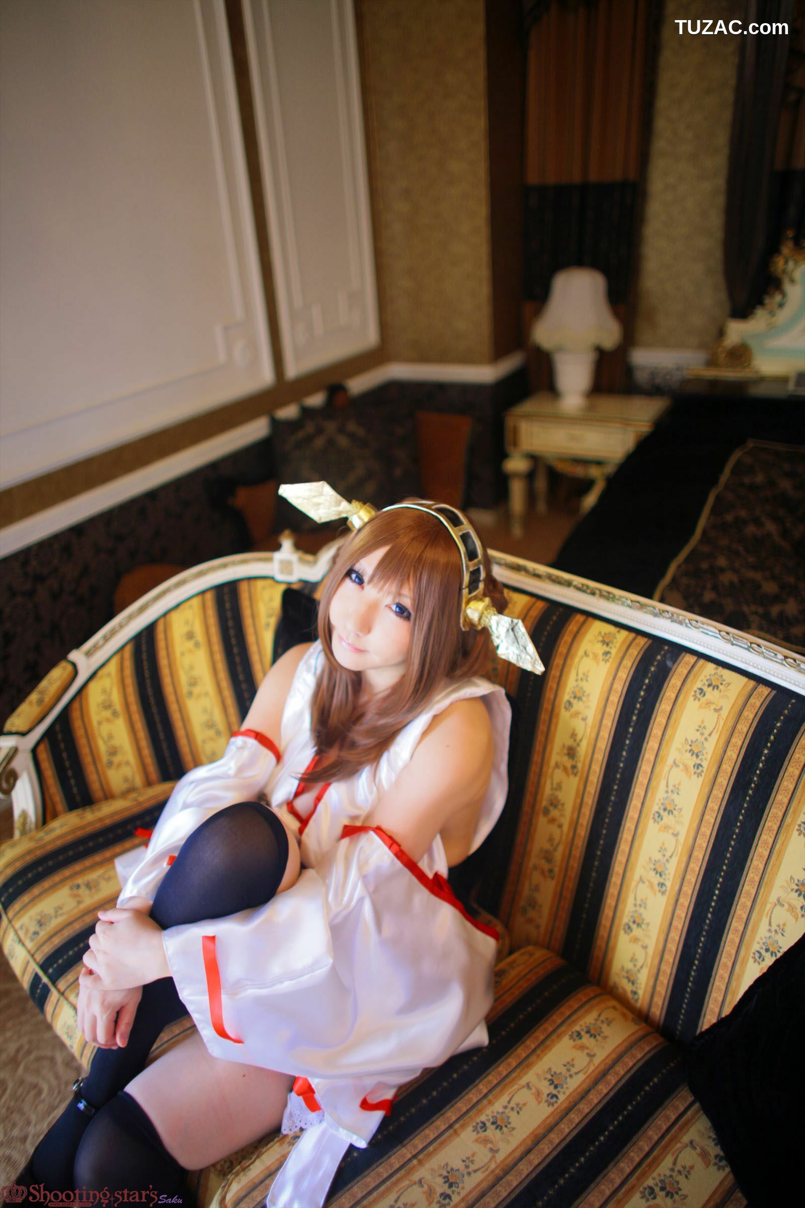 日本CosPlay_绫香サク (サク綾香 Saku Ayaka)《艦隊これくしょん》Kongou(金剛) 第三部 写真集