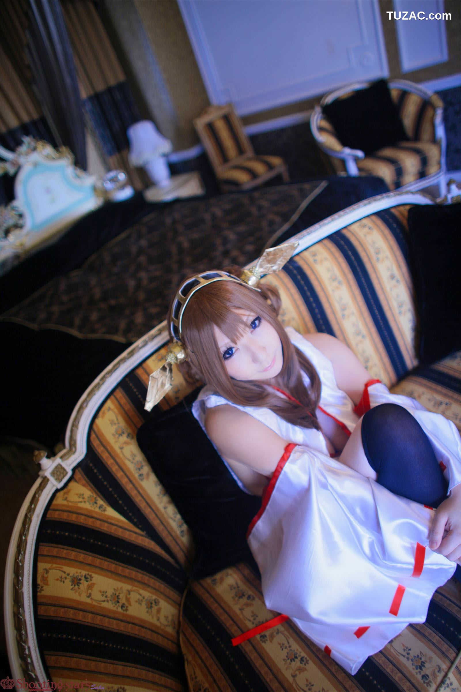 日本CosPlay_绫香サク (サク綾香 Saku Ayaka)《艦隊これくしょん》Kongou(金剛) 第三部 写真集