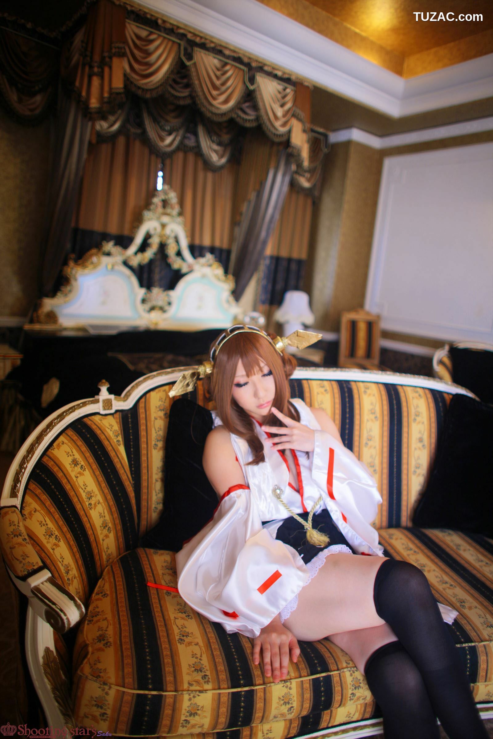 日本CosPlay_绫香サク (サク綾香 Saku Ayaka)《艦隊これくしょん》Kongou(金剛) 第三部 写真集