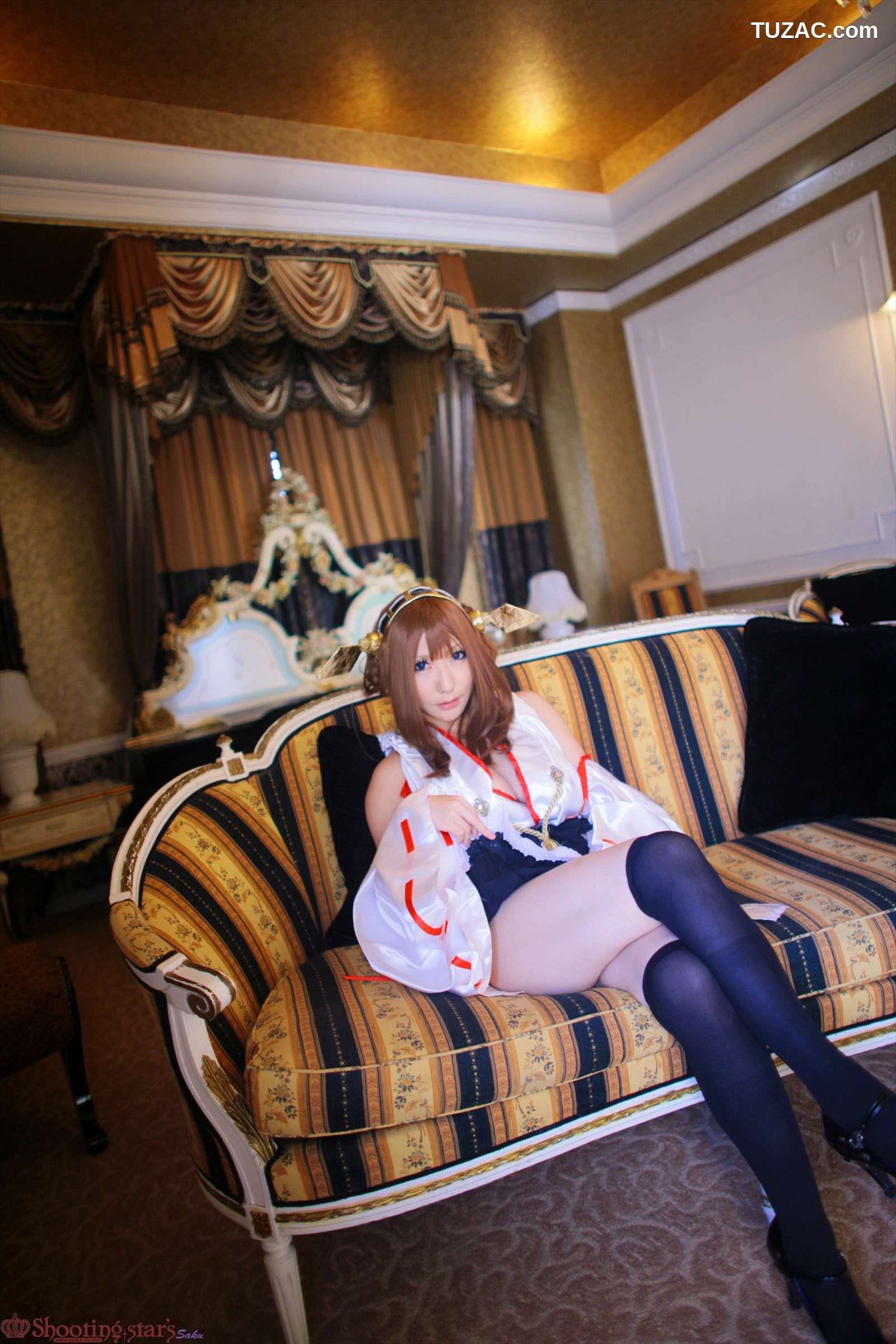 日本CosPlay_绫香サク (サク綾香 Saku Ayaka)《艦隊これくしょん》Kongou(金剛) 第三部 写真集