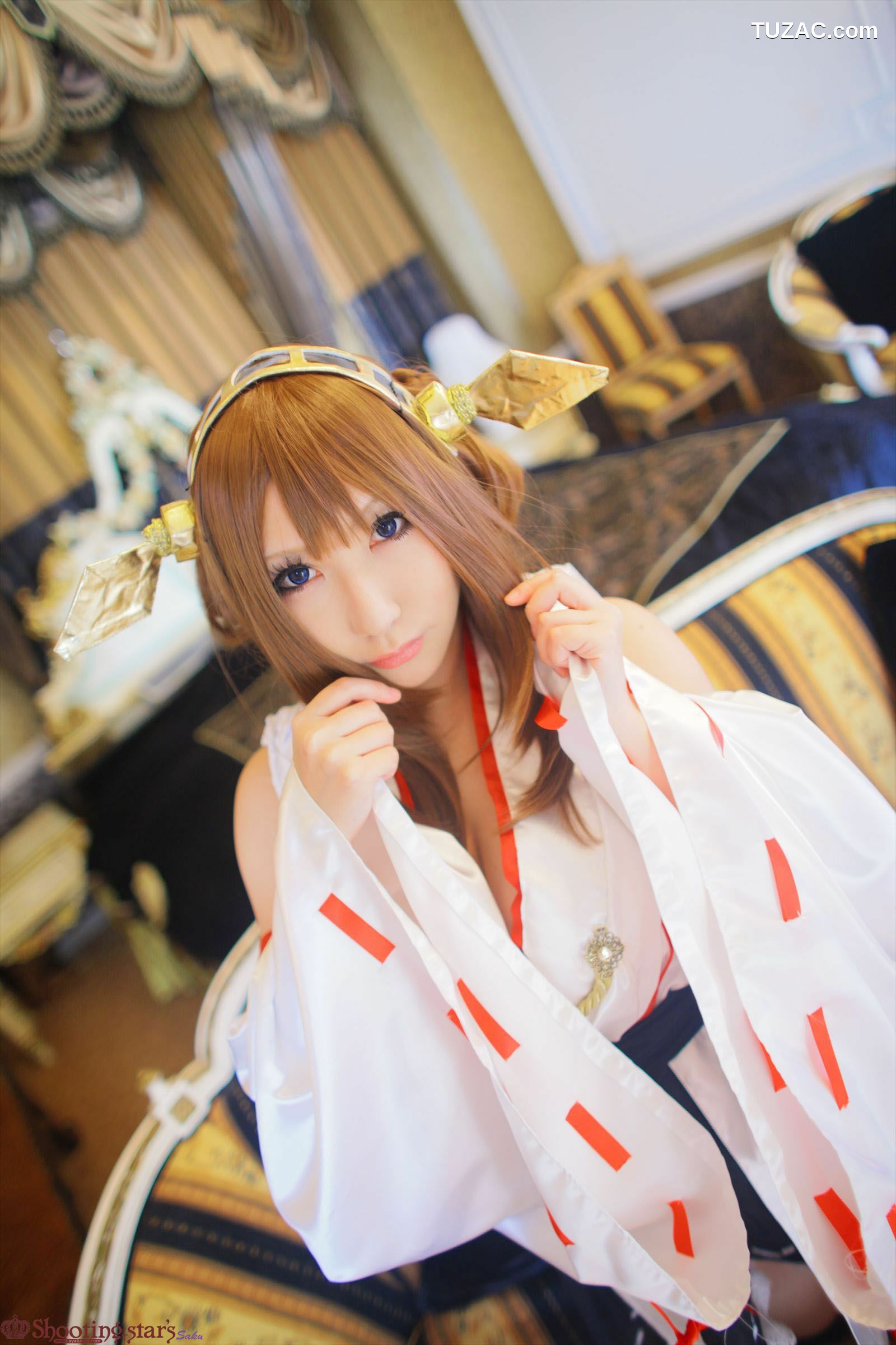 日本CosPlay_绫香サク (サク綾香 Saku Ayaka)《艦隊これくしょん》Kongou(金剛) 第三部 写真集
