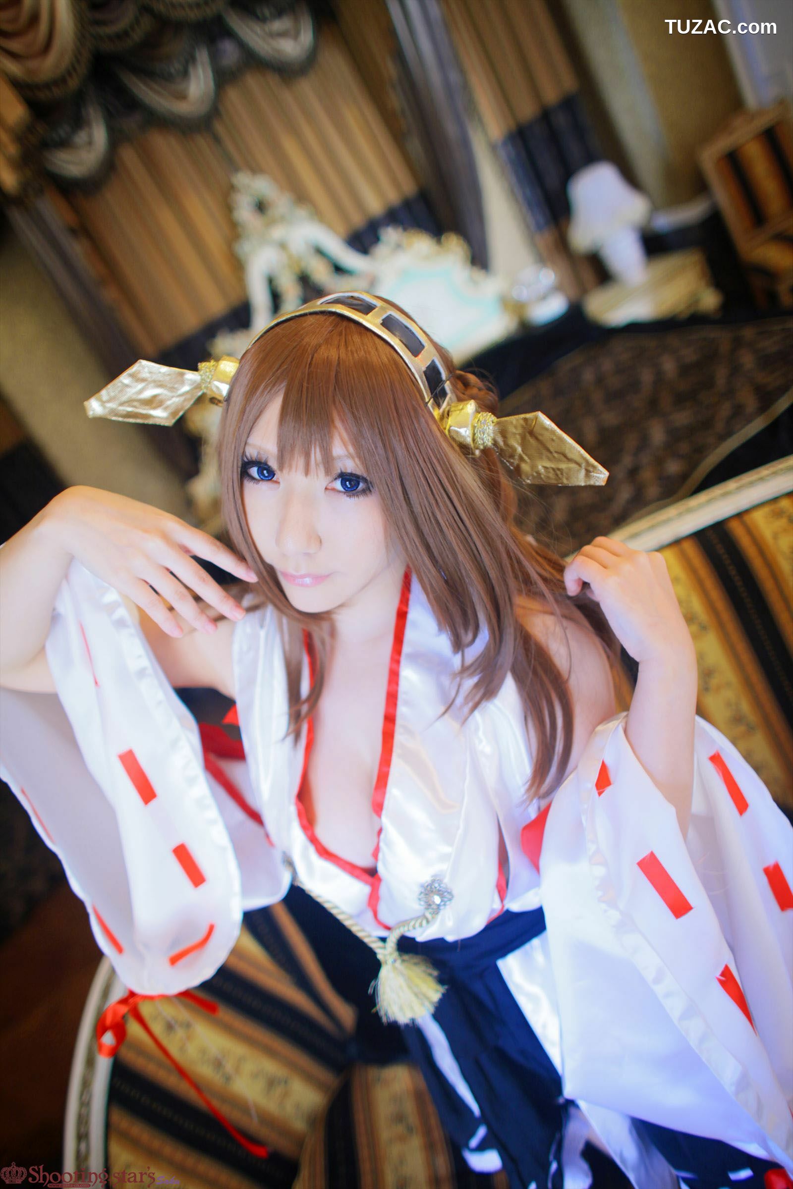 日本CosPlay_绫香サク (サク綾香 Saku Ayaka)《艦隊これくしょん》Kongou(金剛) 第三部 写真集