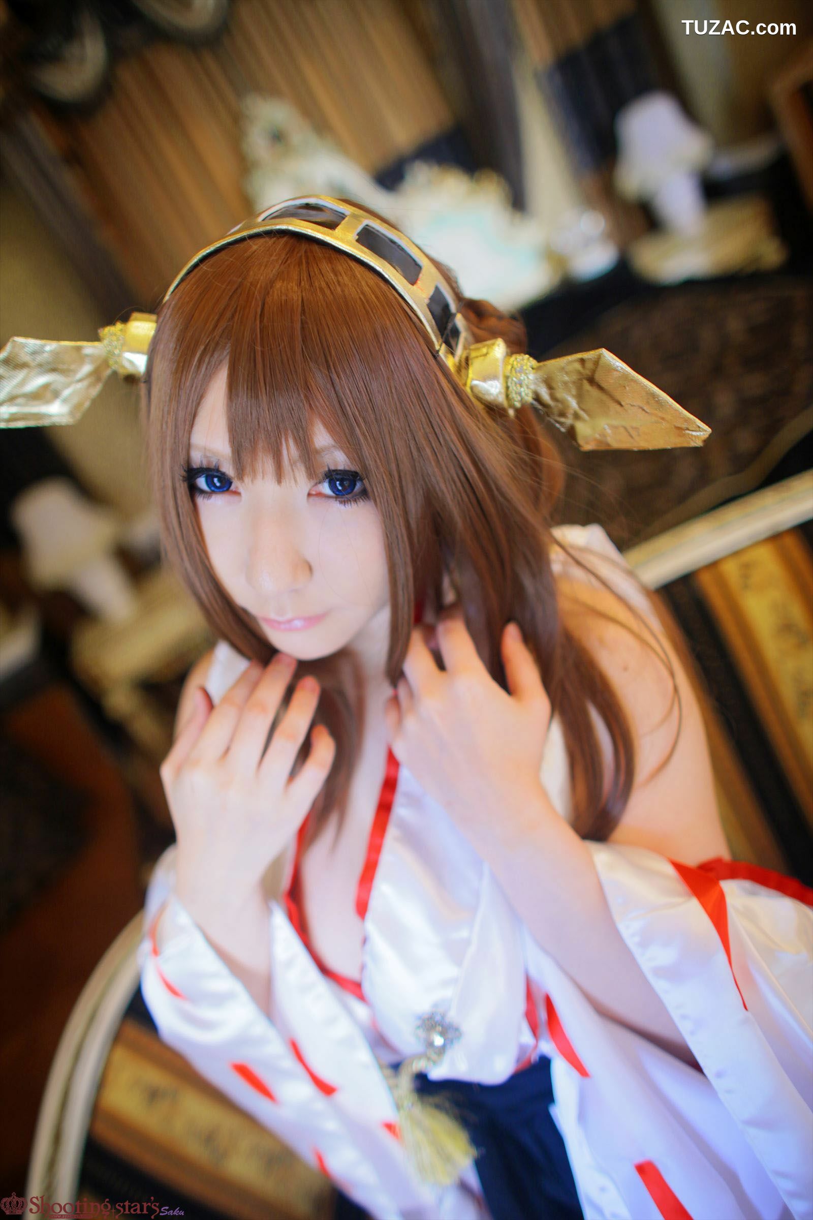日本CosPlay_绫香サク (サク綾香 Saku Ayaka)《艦隊これくしょん》Kongou(金剛) 第三部 写真集