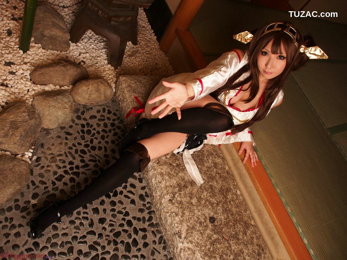 日本CosPlay_绫香サク (サク綾香 Saku Ayaka)《艦隊これくしょん》Kongou(金剛) 第三部 写真集
