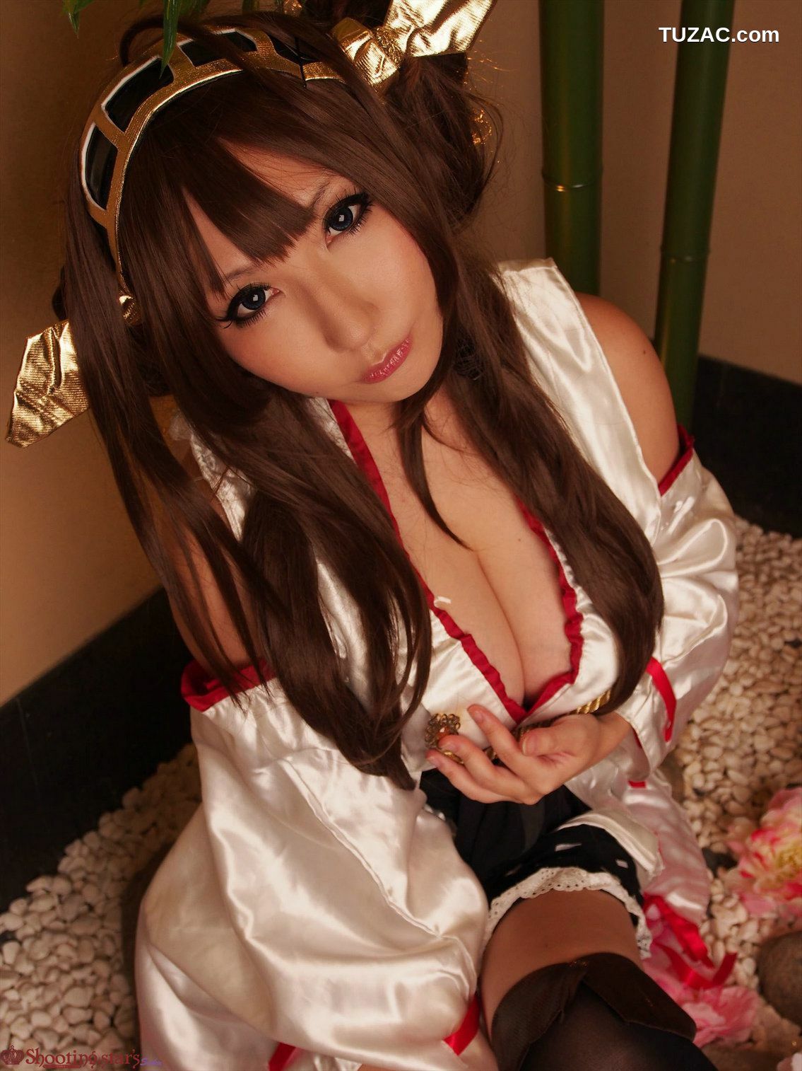 日本CosPlay_绫香サク (サク綾香 Saku Ayaka)《艦隊これくしょん》Kongou(金剛) 第三部 写真集
