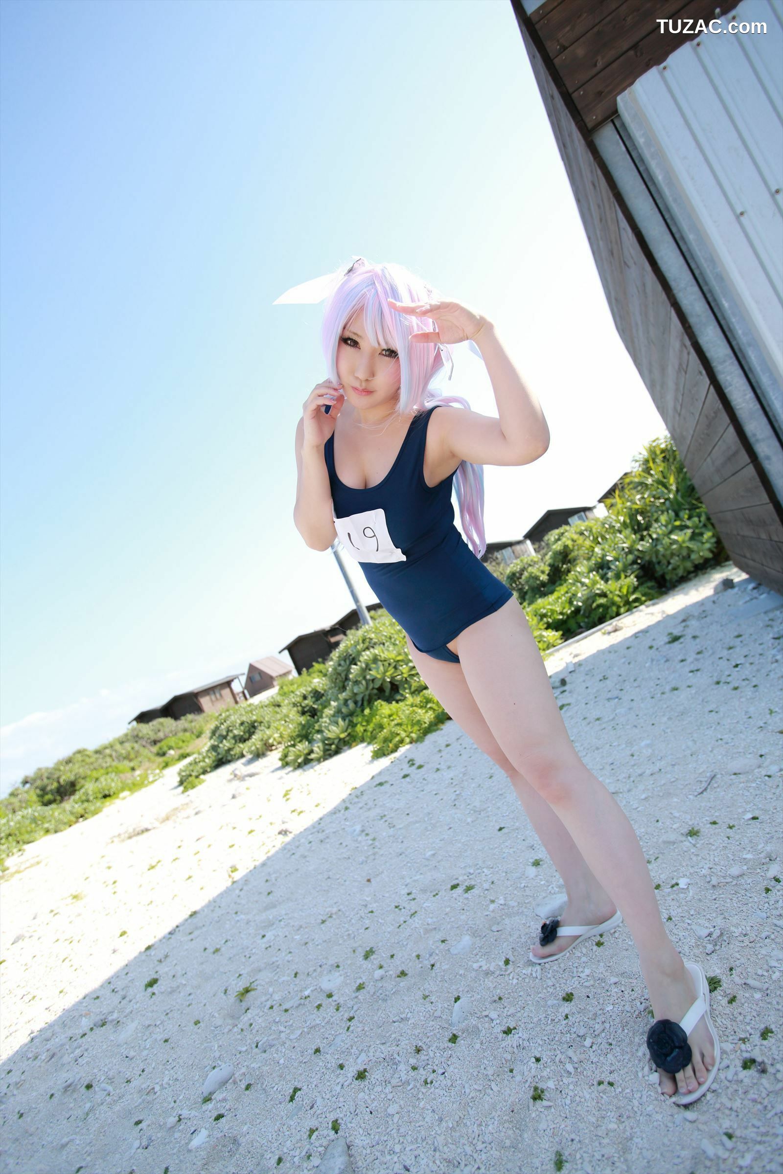 日本CosPlay_绫香サク (サク綾香 Saku Ayaka)《艦隊これくしょん》島風+天津風+伊19 写真集[106P]