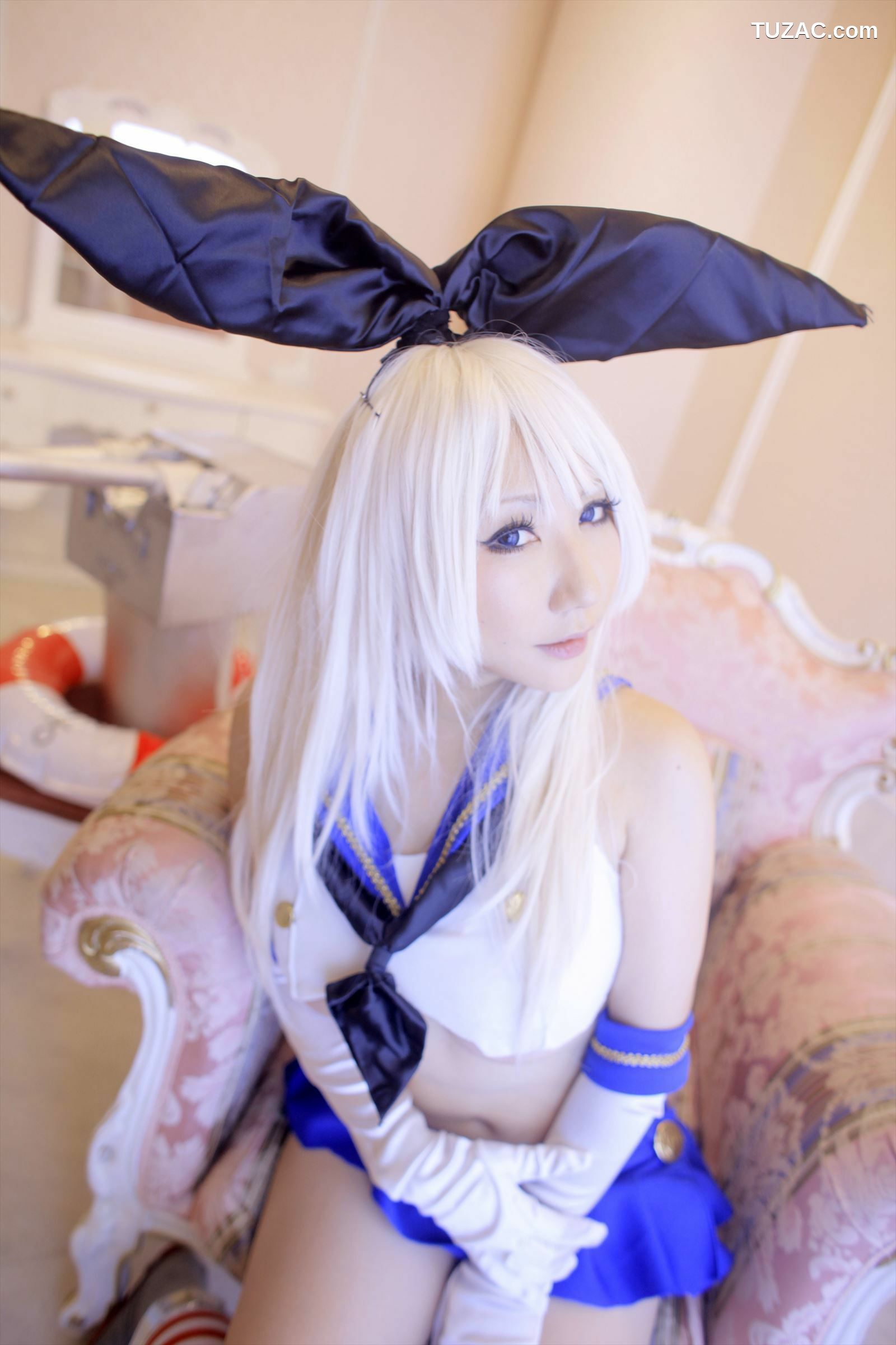 日本CosPlay_绫香サク (サク綾香 Saku Ayaka)《艦隊これくしょん》島風+天津風+伊19 写真集[106P]