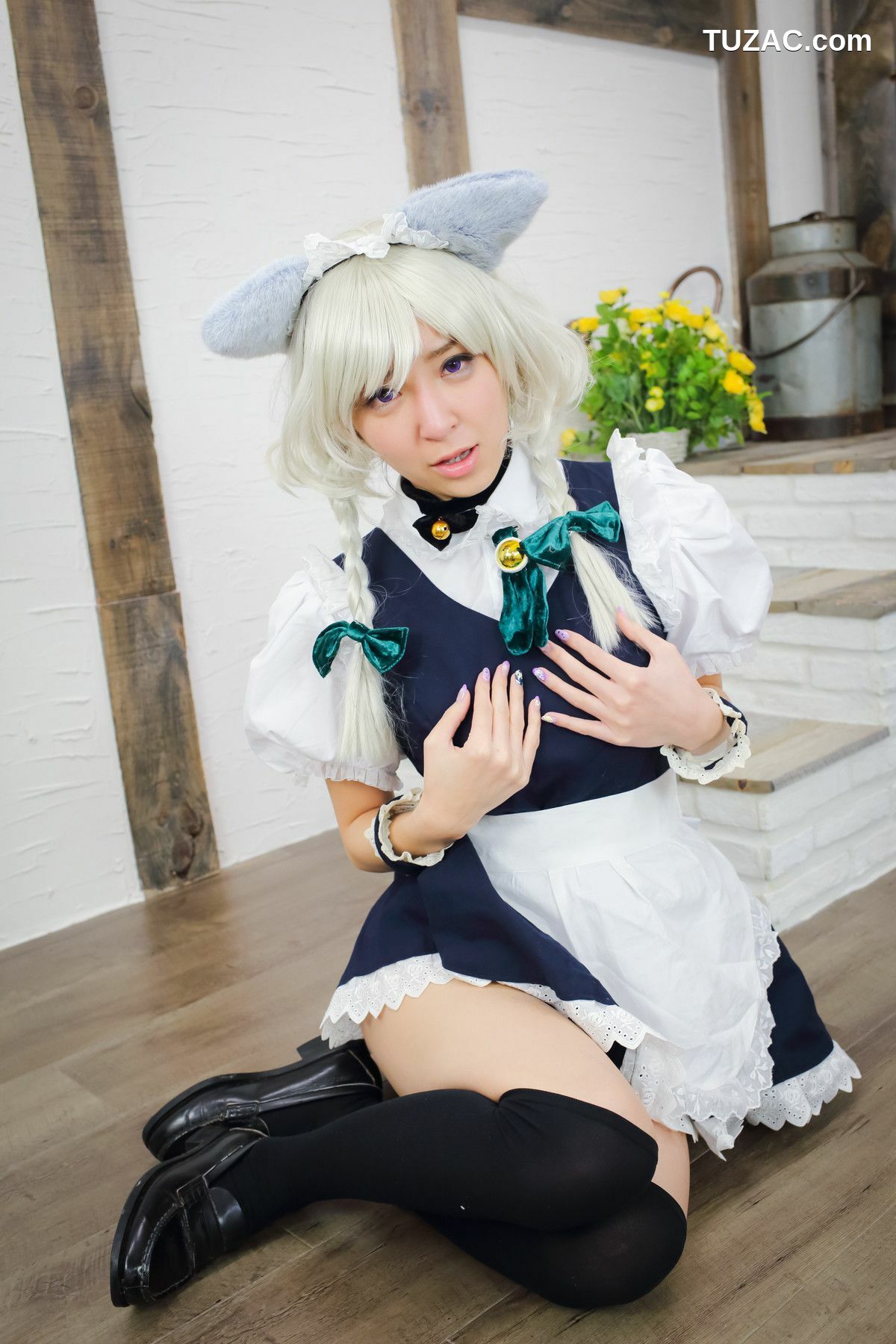 日本CosPlay_羽川るな 《東方月時計～ルナ&middot;ダイアル》Izayoi Sakuya 写真集