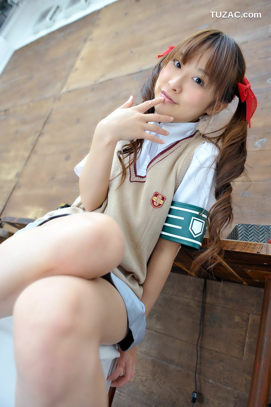 日本CosPlay_花兎まにゅManyu Hanausagi《とある科学の超電磁砲》御坂美琴 写真集