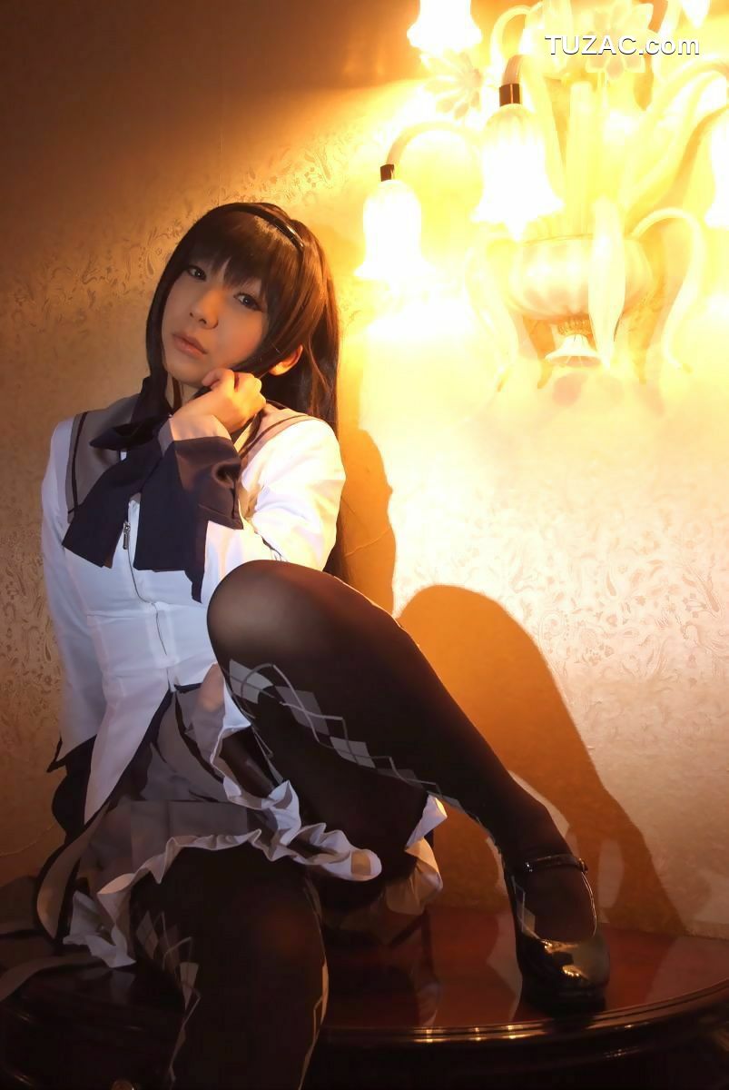 日本CosPlay_華群みさき(Hanamura Misaki) 《魔法少女まどか☆マギカ》Akemi Homura(暁美ほむら)  写真集[100P]
