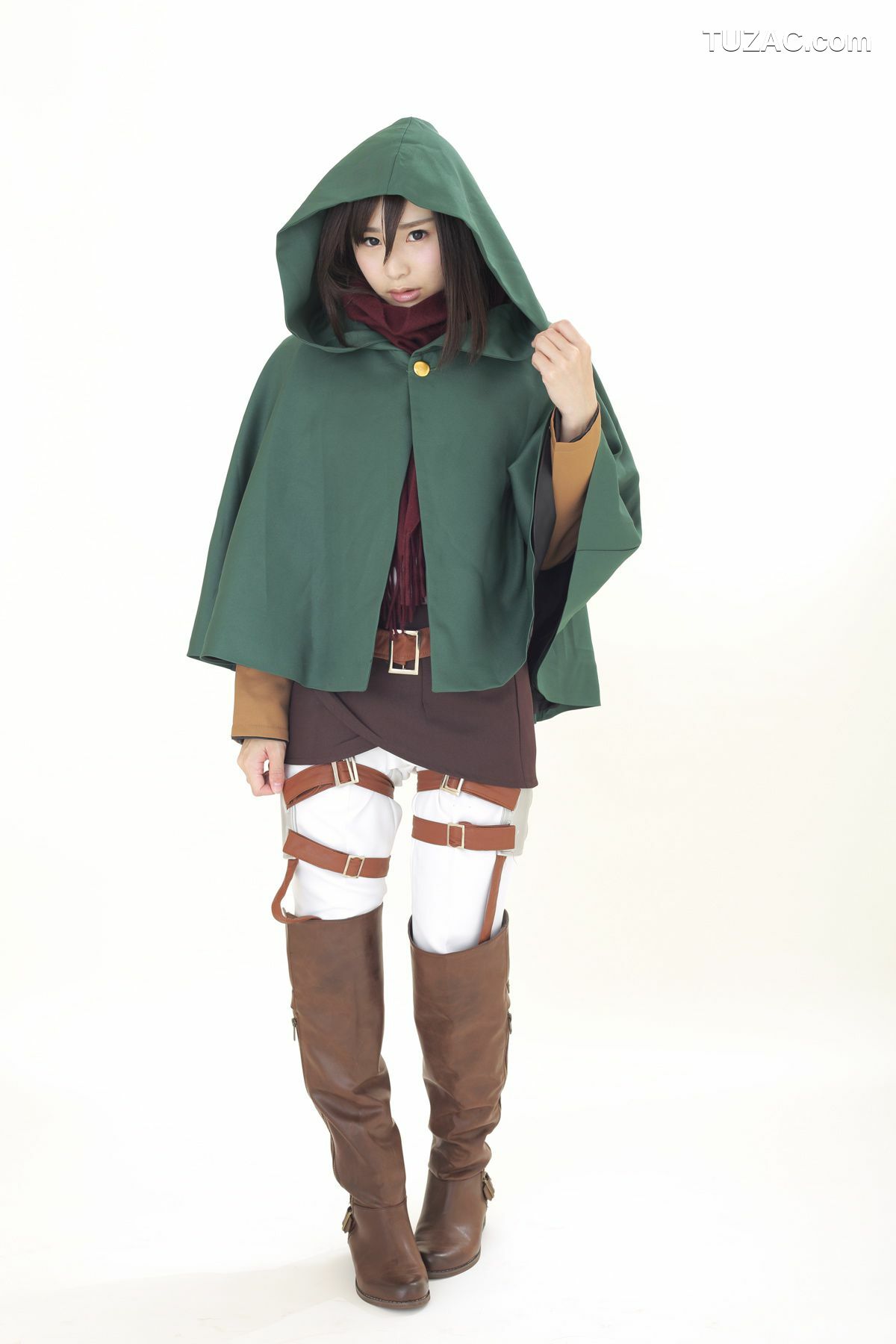 日本CosPlay_逢坂愛 《化物語》忍野忍 &amp; 《進撃の巨人》Mikasa Ackerman 写真集[100P]