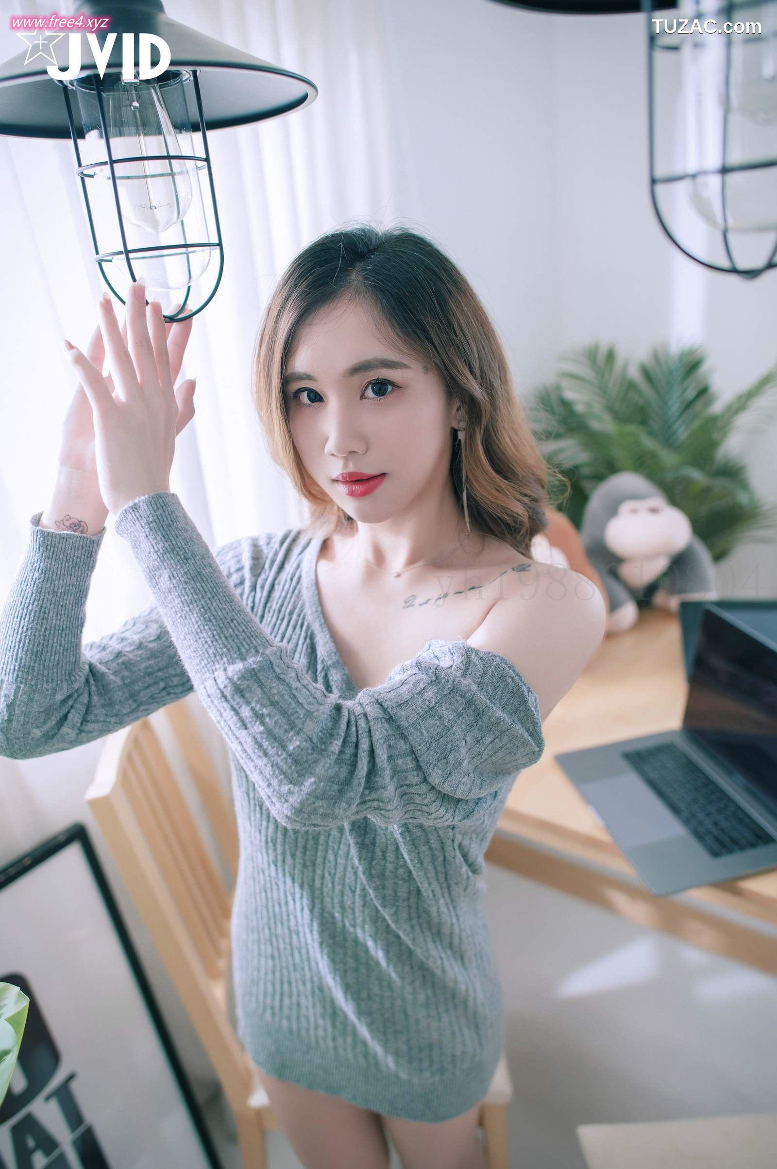 JVID-Jessica-Lo-罗颖-到友人家看貓被強制高潮