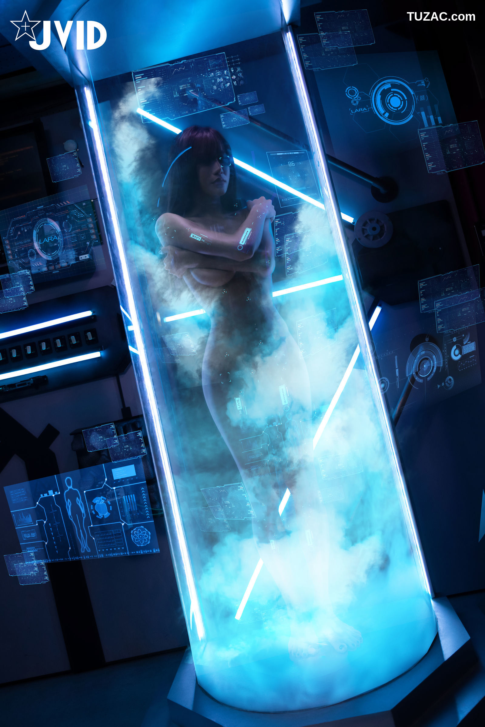 JVID-Lara-电子女忍者卷轴-女性性魔法忍者-影子忍者-2022.07.01