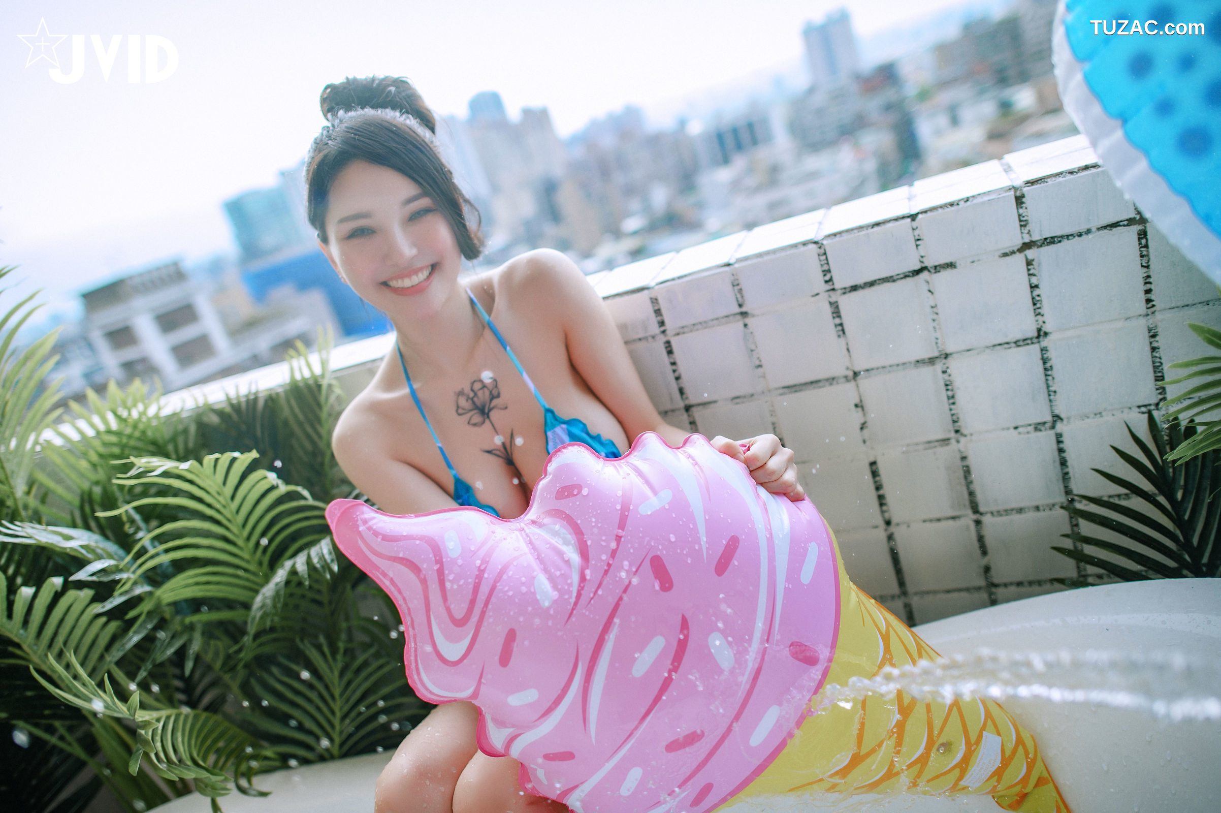 JVID-俄罗斯公主-超性感比基尼-最後還是脫光光-濕身後的性感