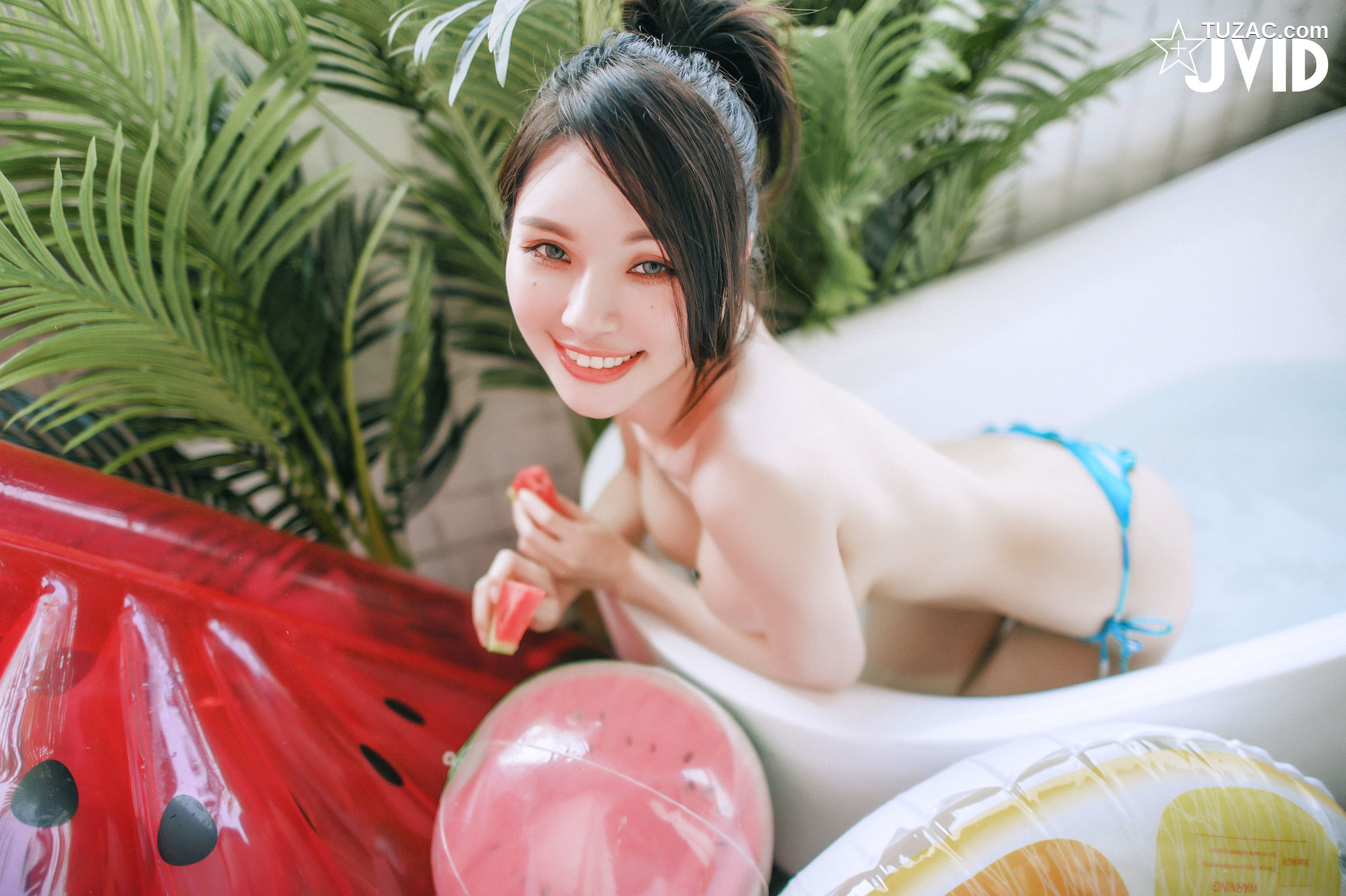 JVID-俄罗斯公主-超性感比基尼-最後還是脫光光-濕身後的性感