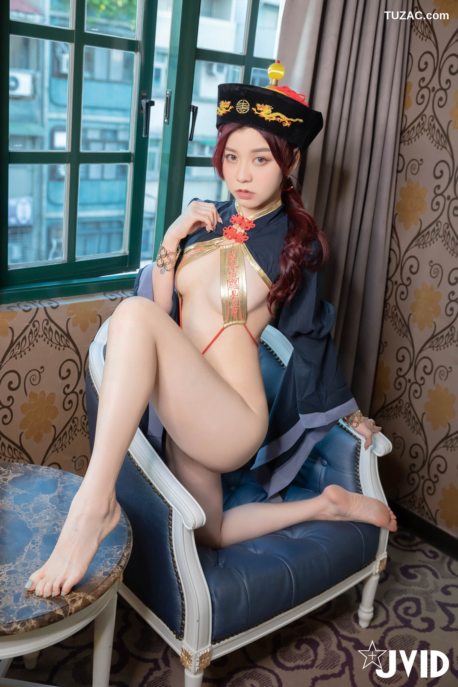 JVID-卡洛琳-深夜限定特典-僵尸天国-让你射上天堂-穿越多重宇宙复活的可爱僵尸少女-2022.11.27