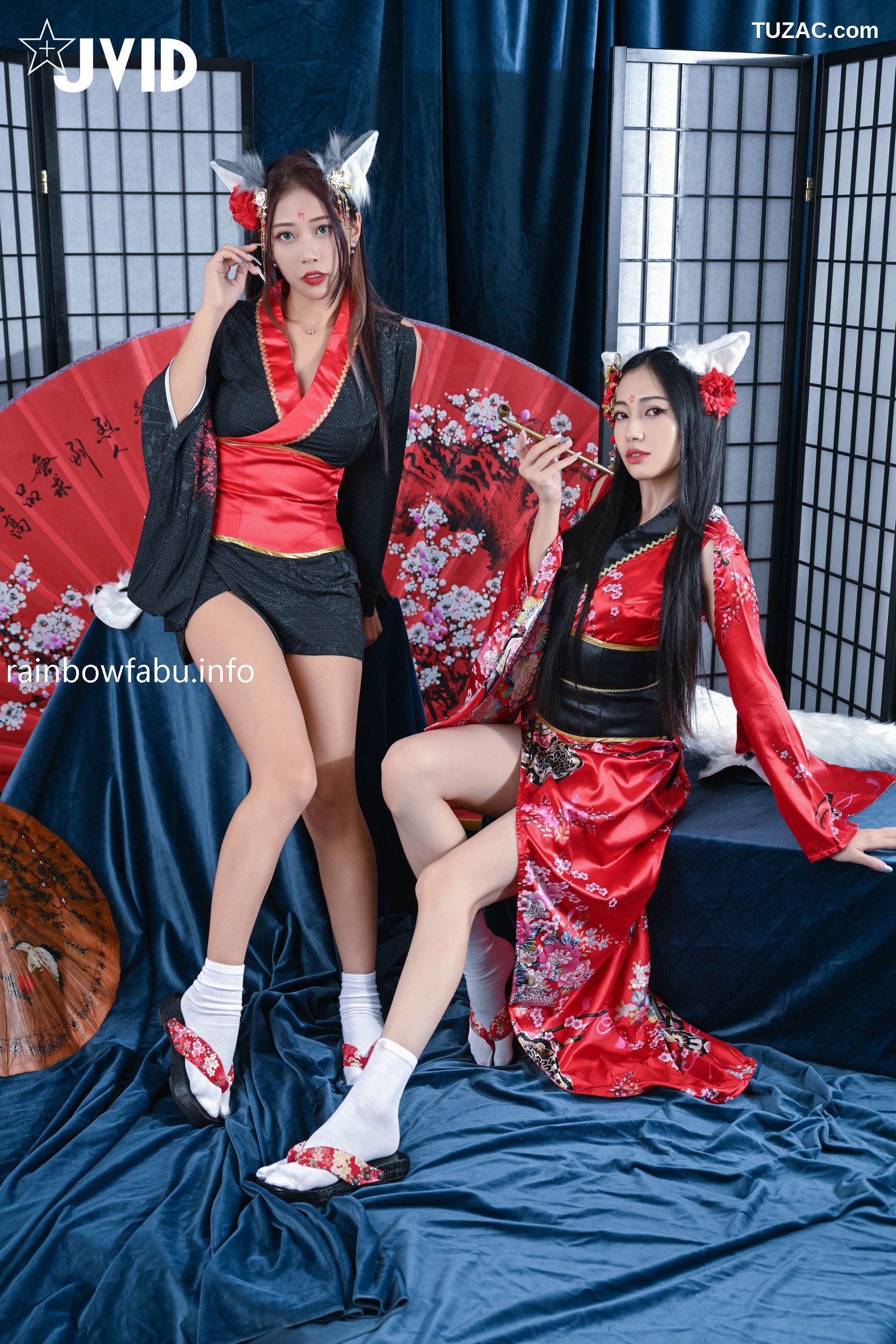 JVID-夏暮光-玟妡-化身火辣狐仙-被我操到滿身香汗體力不支-watermark-2022.10.27