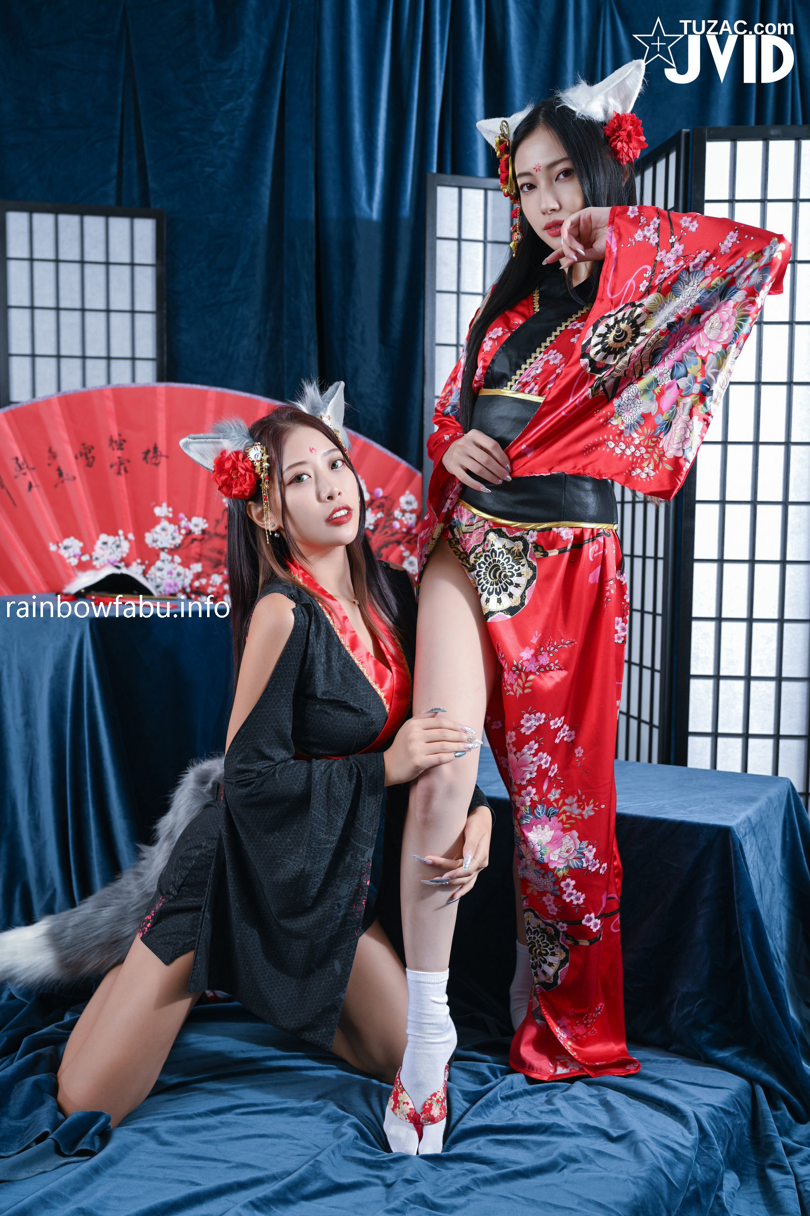 JVID-夏暮光-玟妡-化身火辣狐仙-被我操到滿身香汗體力不支-watermark-2022.10.27