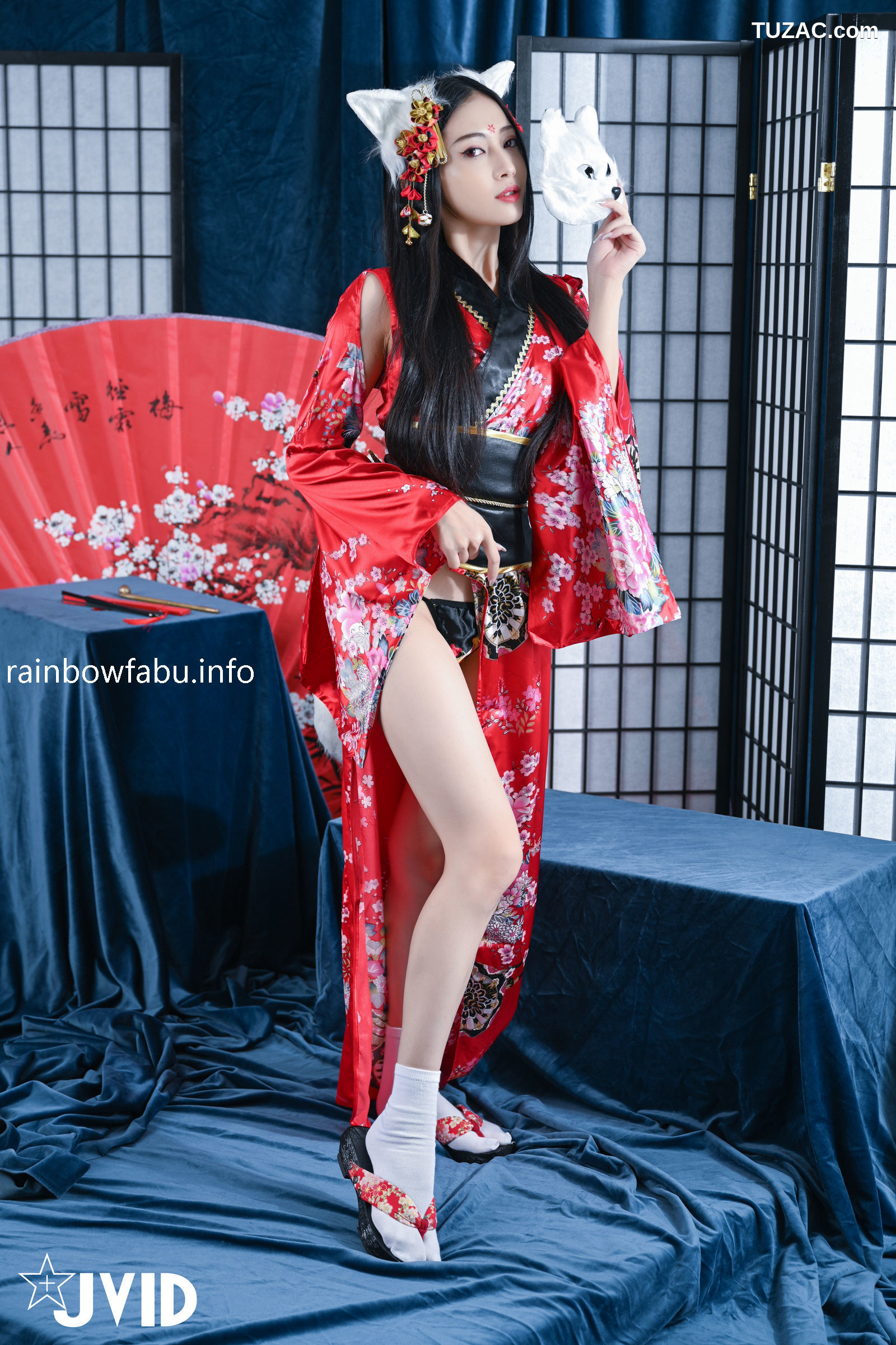 JVID-夏暮光-玟妡-化身火辣狐仙-被我操到滿身香汗體力不支-watermark-2022.10.27