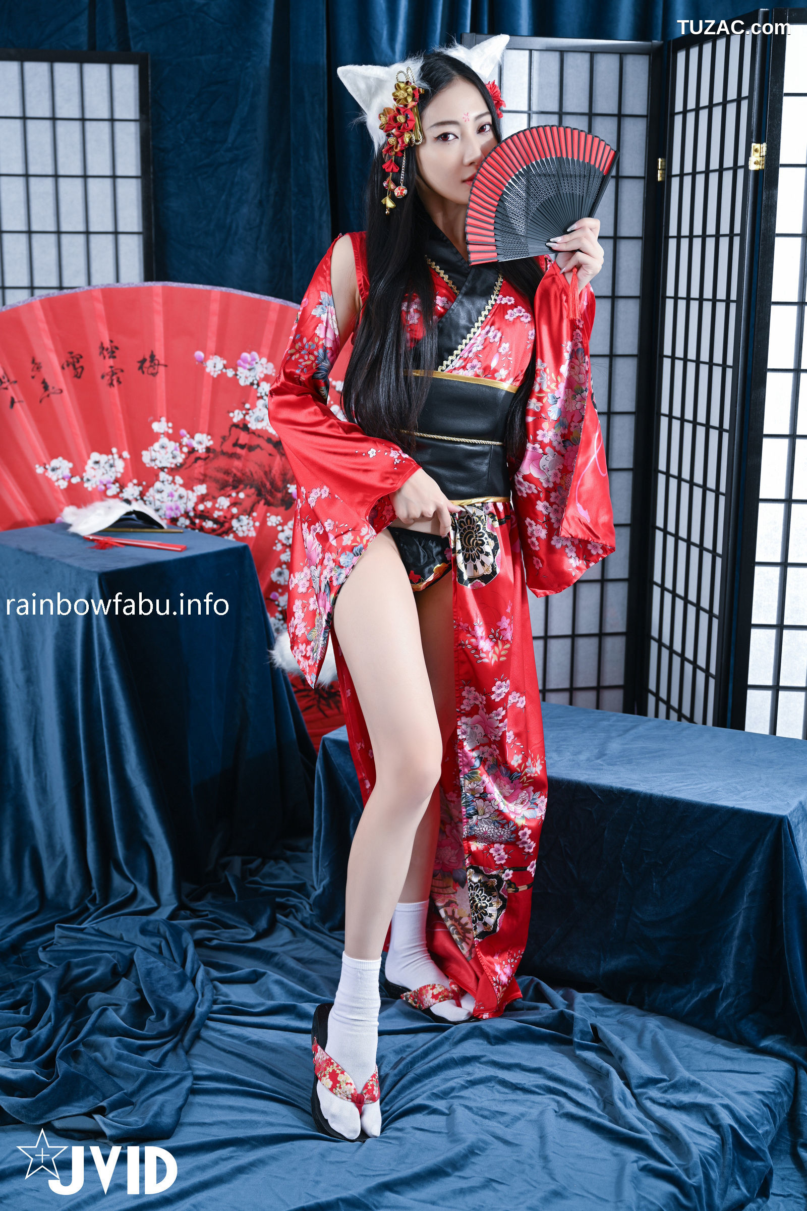 JVID-夏暮光-玟妡-化身火辣狐仙-被我操到滿身香汗體力不支-watermark-2022.10.27