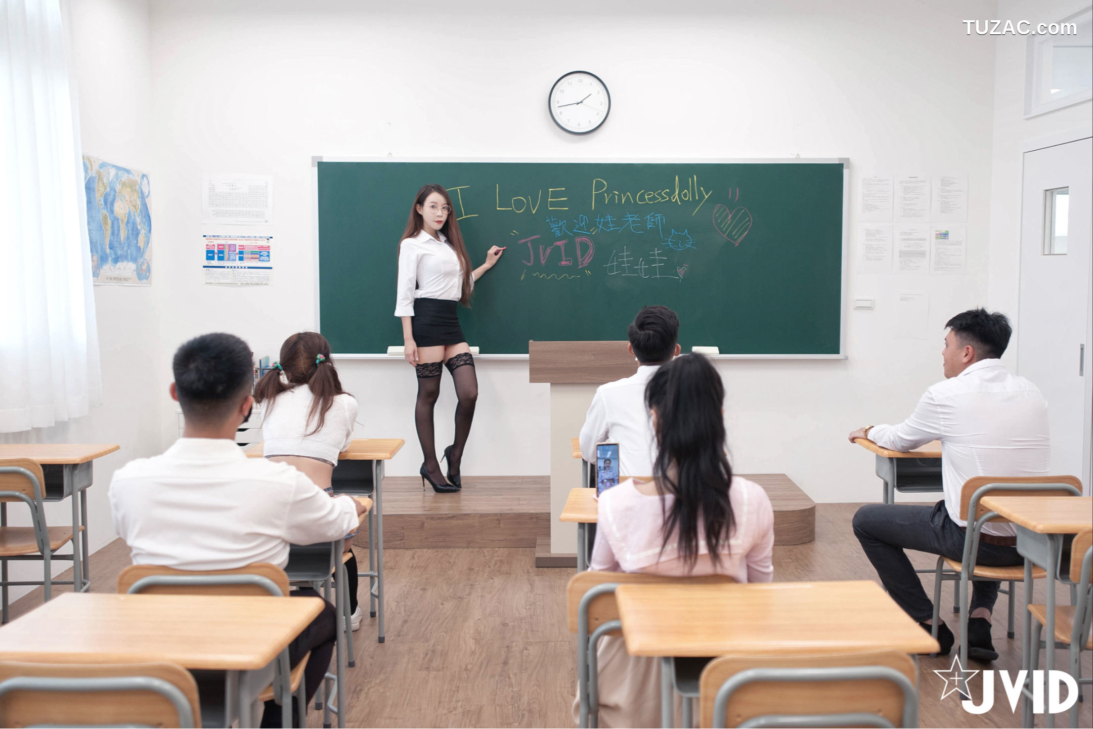 JVID-娃娃-Princessdolly雨澄-巨乳教師の多人凌辱-娃娃の首次潮吹後再被顏射-2021.10.08