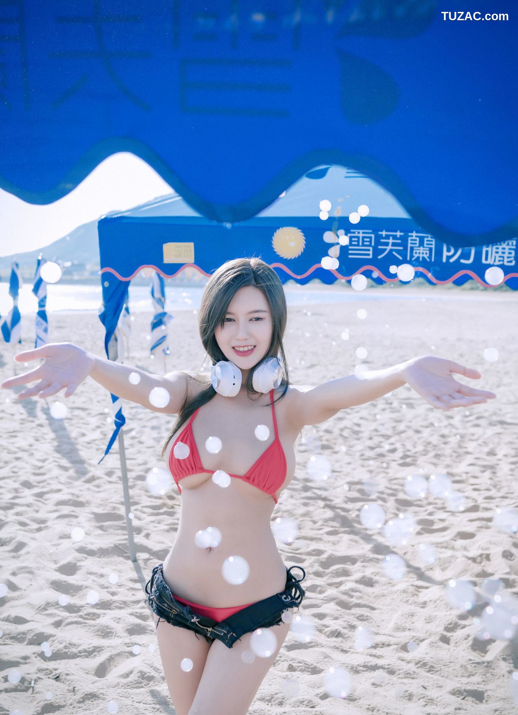 JVID-木木森-夏日比基尼性感海滩-No.612-607