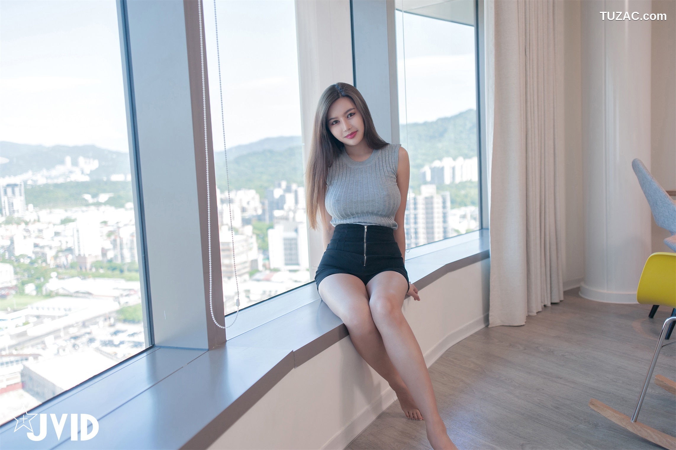 JVID-木木森-梦幻般的美巨乳-私服着衣激凸诱惑-全裸湿身-景观高楼内的裸体-2020.09.25