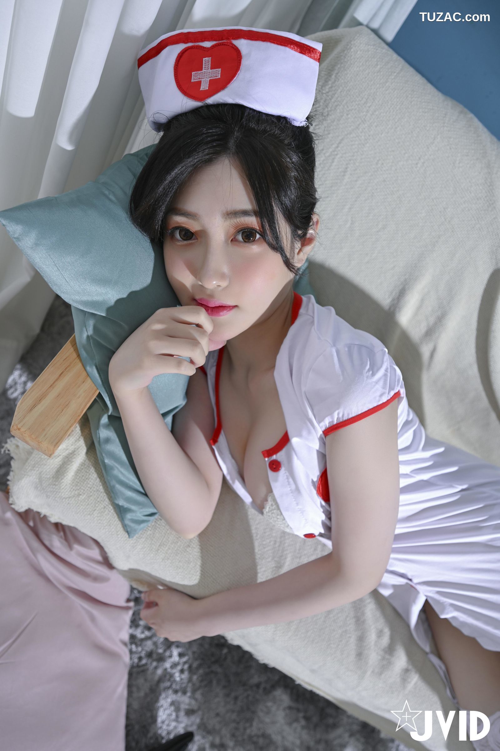 JVID-璃奈酱-极品学生妹-性感护士-No.555-556