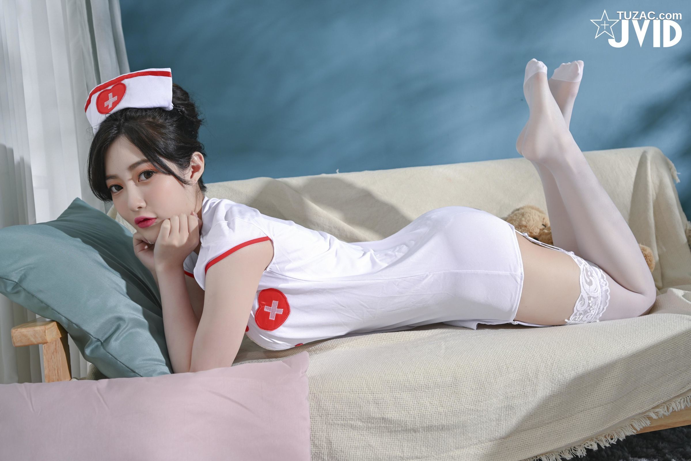 JVID-璃奈酱-极品学生妹-性感护士-No.555-556
