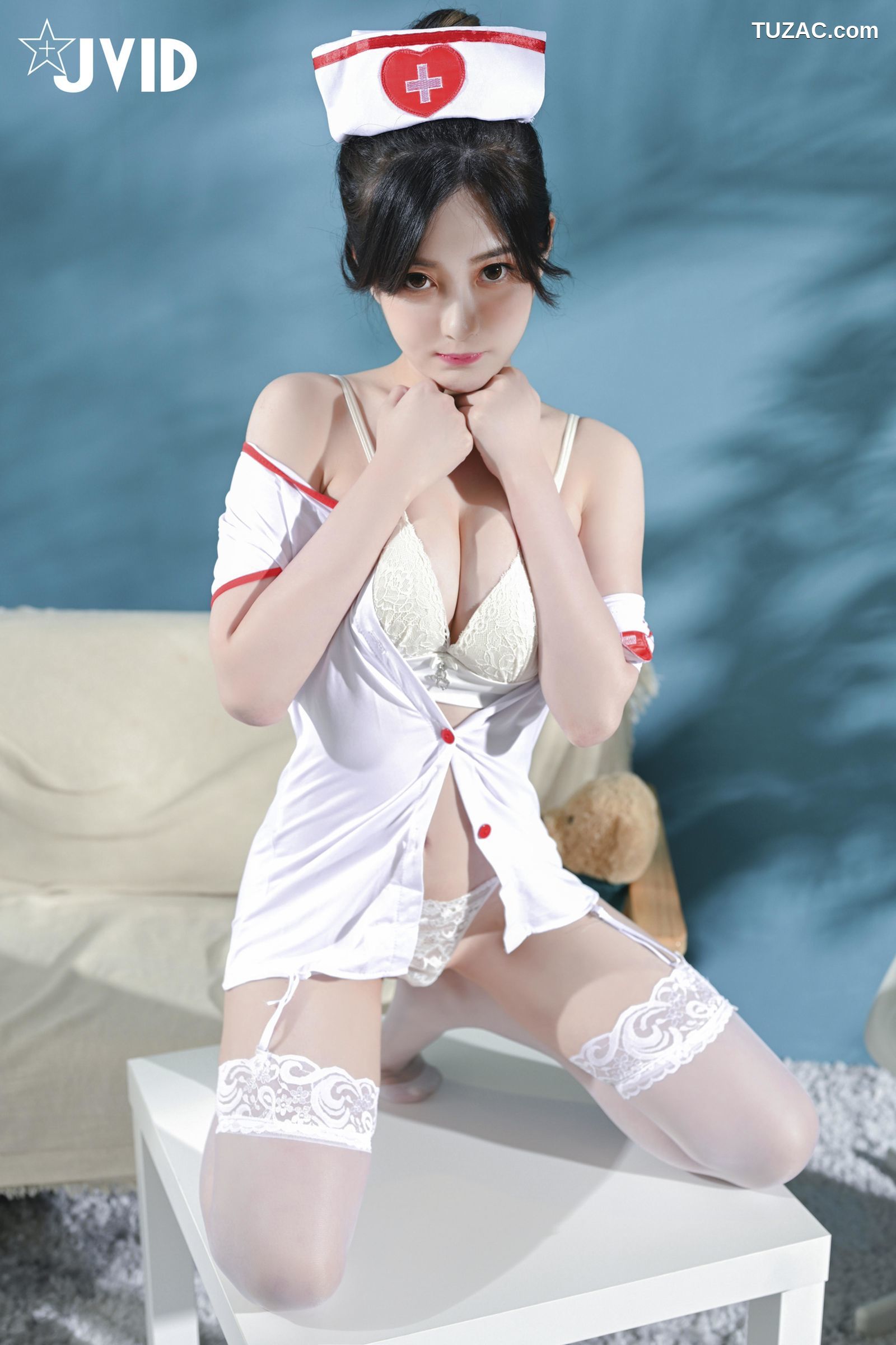 JVID-璃奈酱-极品学生妹-性感护士-No.555-556
