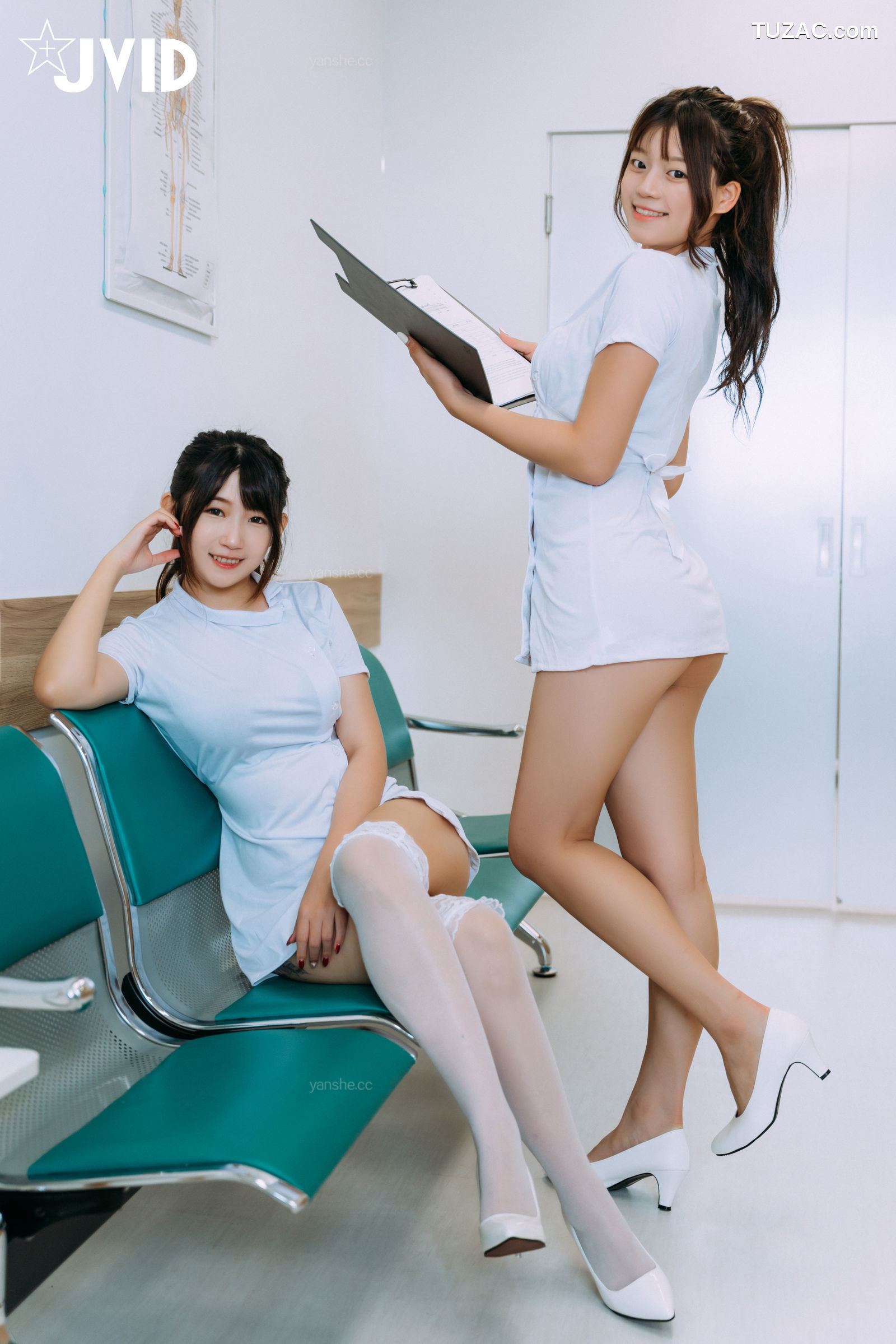 JVID-肉包Mini-白金-性处理专门病栋-痴女护理师性感-专门帮累积性欲的患者提供口交的治疗服务-2021.09.15