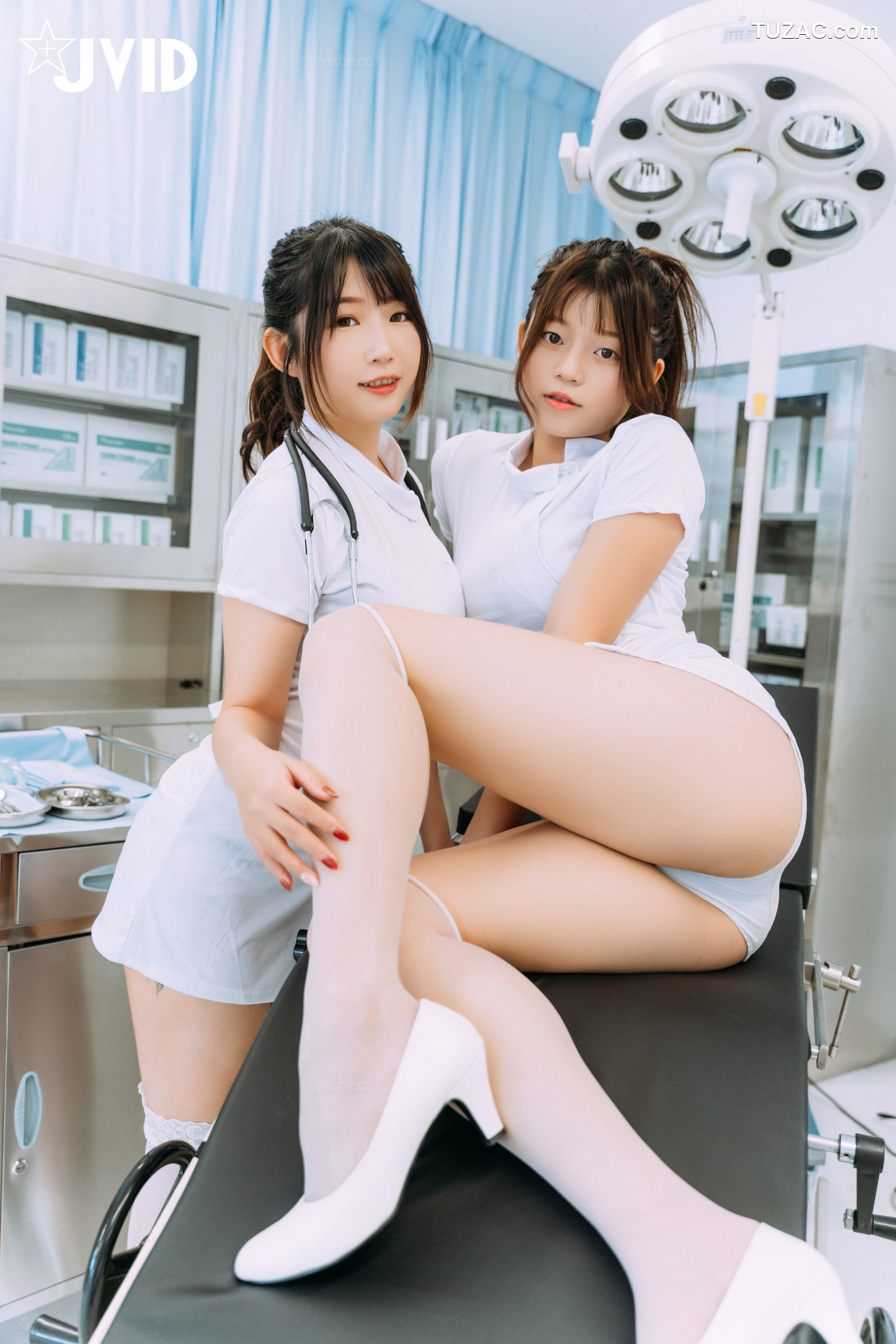 JVID-肉包Mini-白金-性处理专门病栋-痴女护理师性感-专门帮累积性欲的患者提供口交的治疗服务-2021.09.15