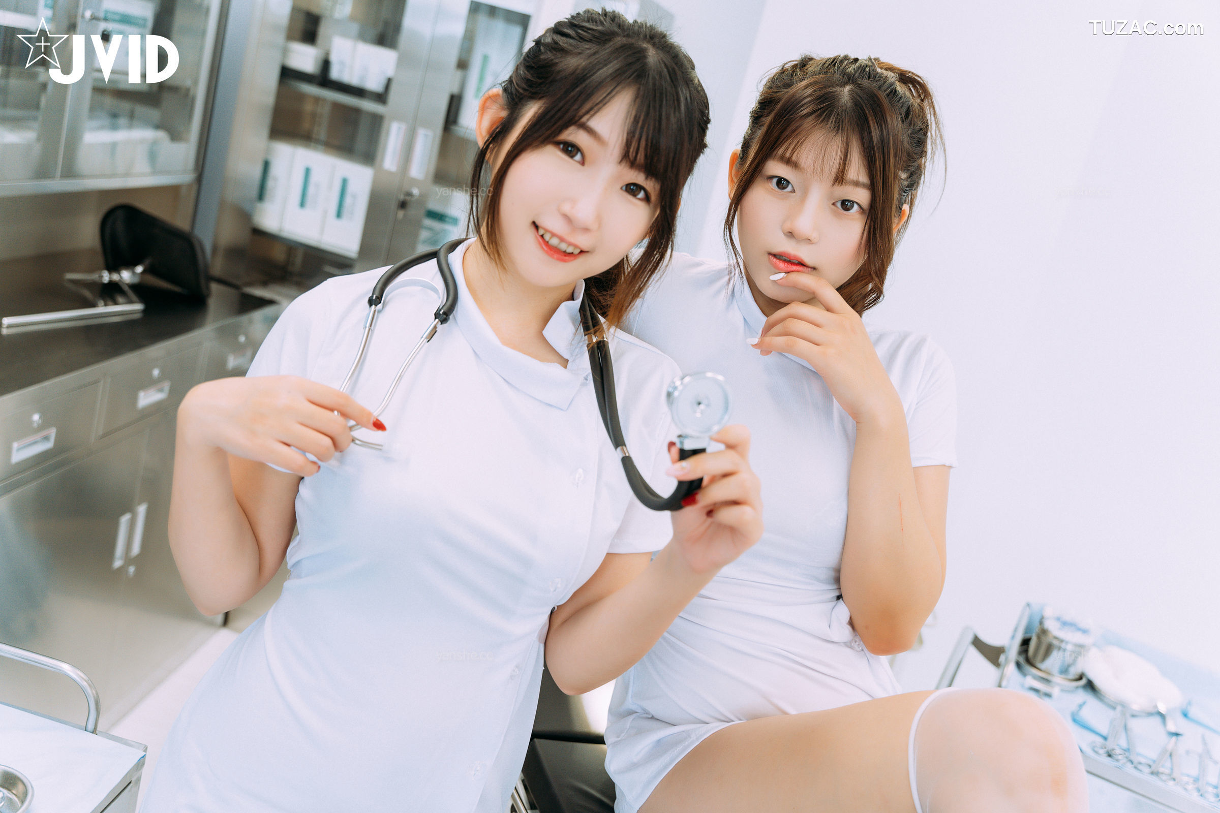 JVID-肉包Mini-白金-性处理专门病栋-痴女护理师性感-专门帮累积性欲的患者提供口交的治疗服务-2021.09.15