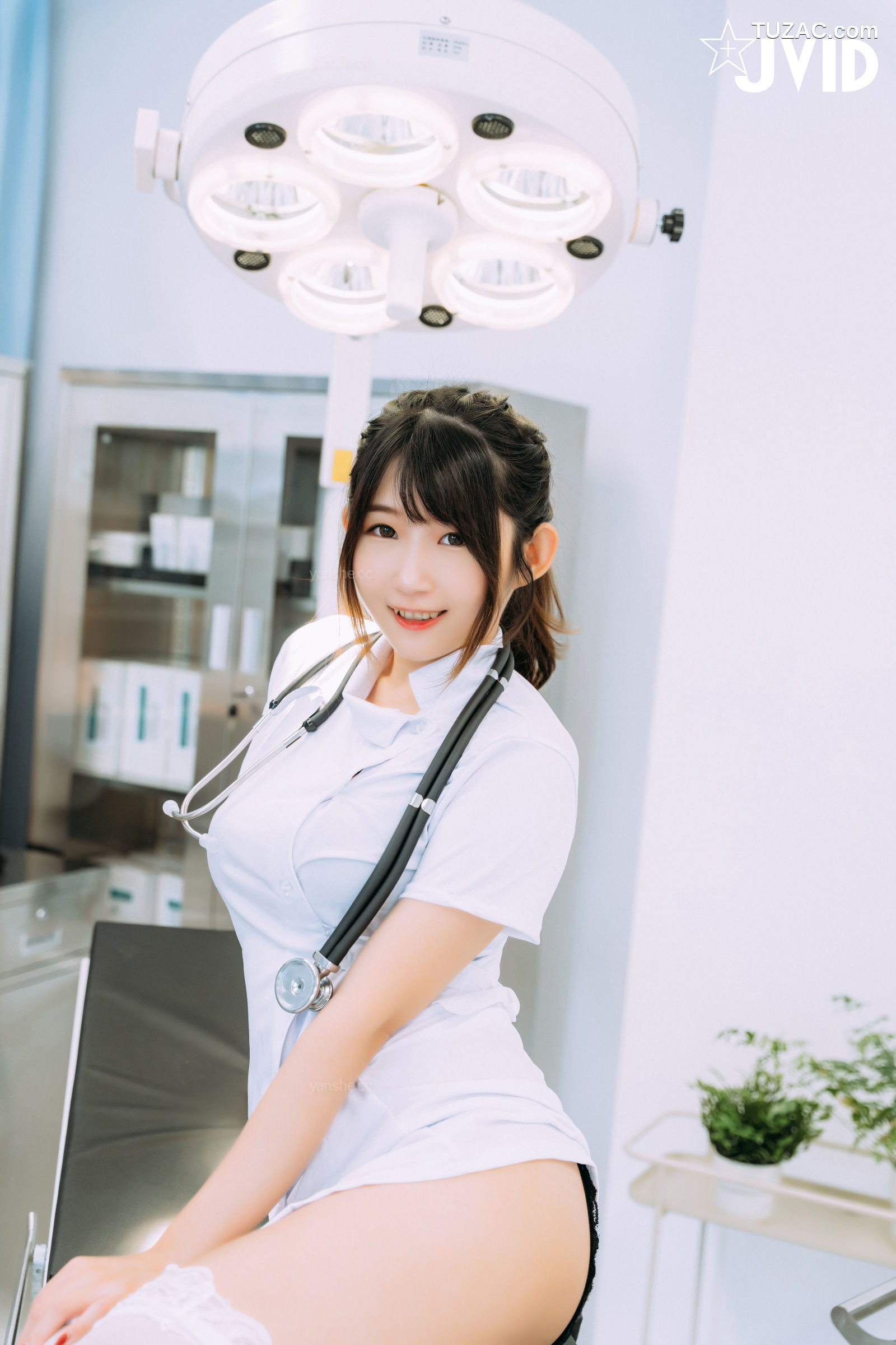 JVID-肉包Mini-白金-性处理专门病栋-痴女护理师性感-专门帮累积性欲的患者提供口交的治疗服务-2021.09.15