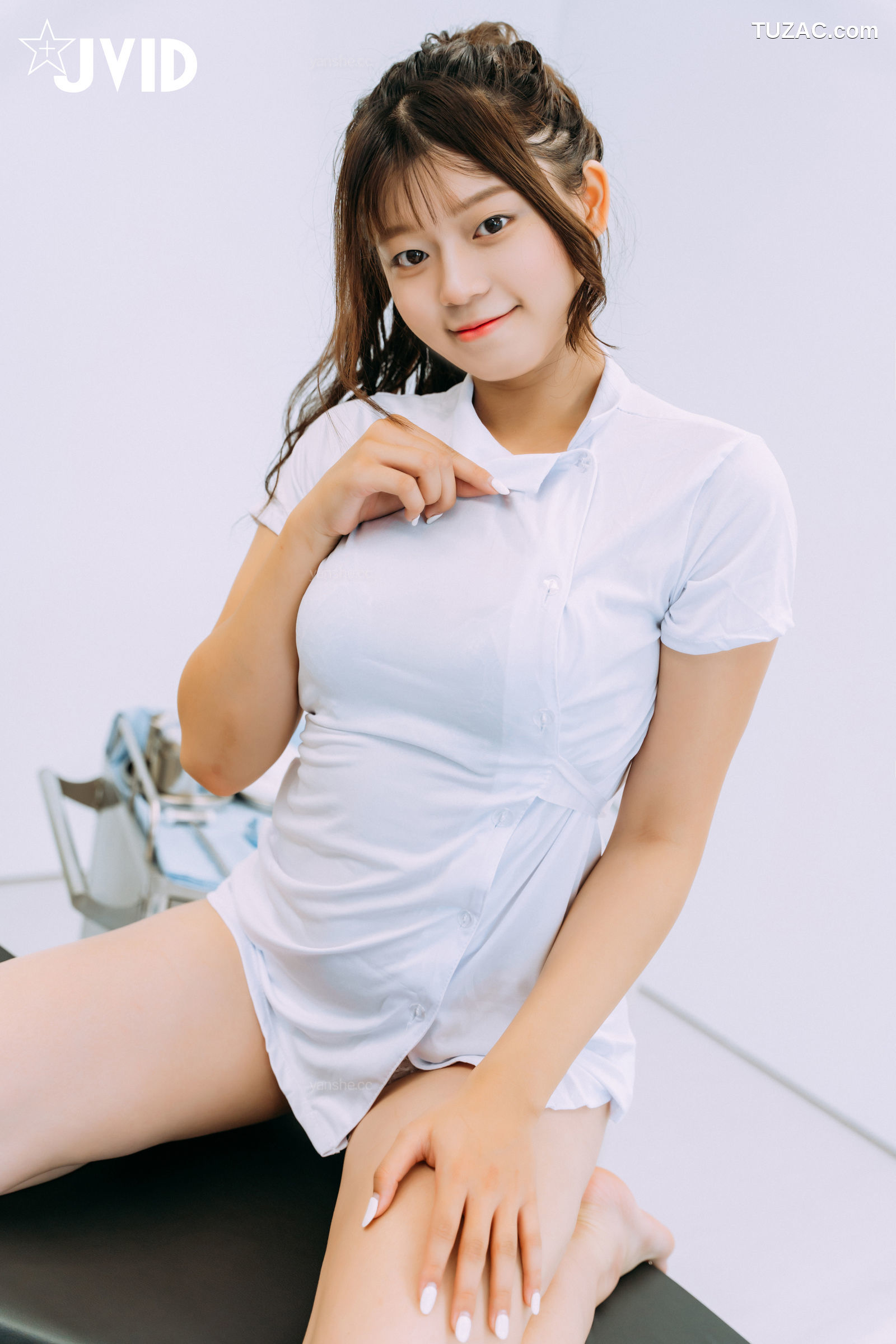 JVID-肉包Mini-白金-性处理专门病栋-痴女护理师性感-专门帮累积性欲的患者提供口交的治疗服务-2021.09.15