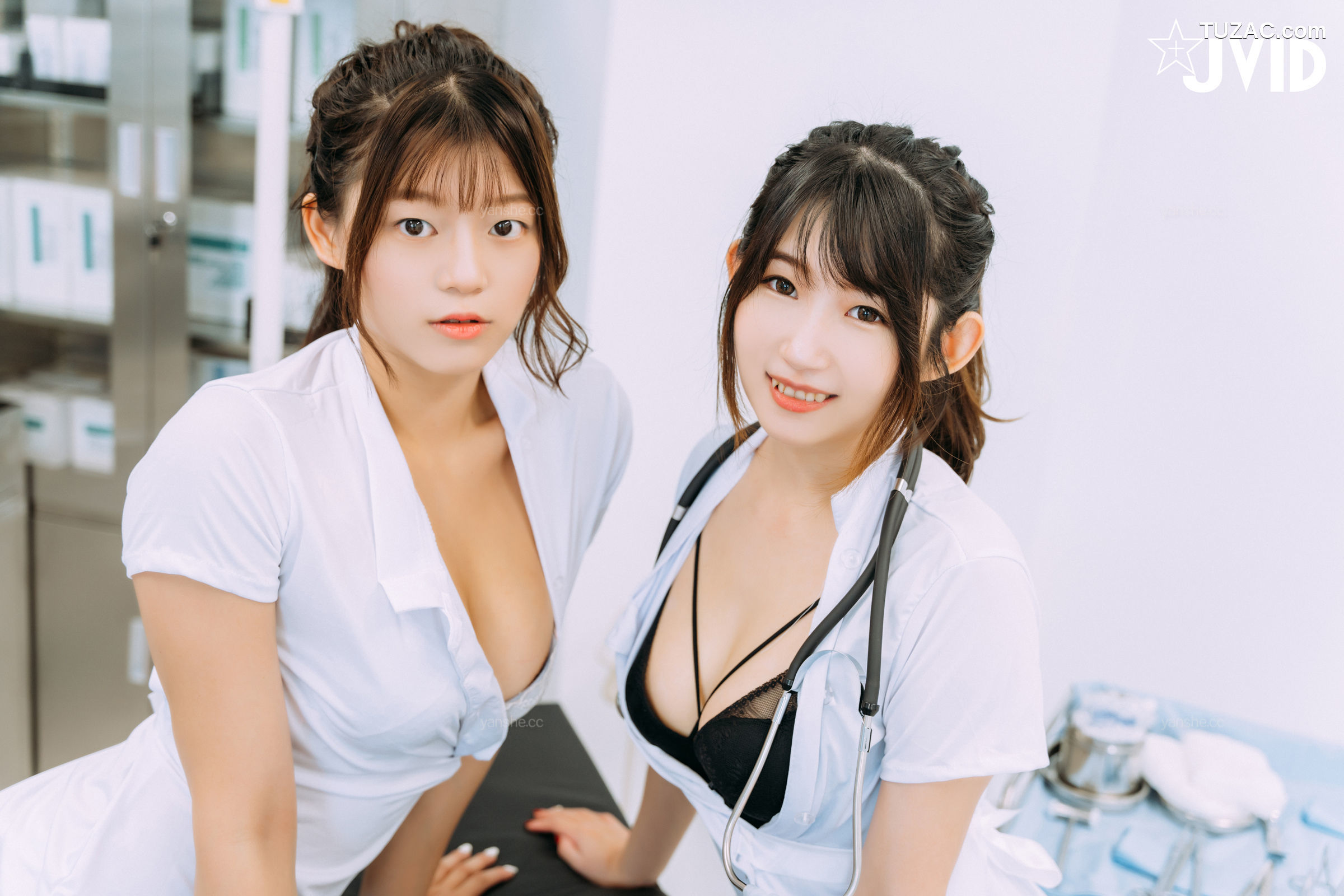 JVID-肉包Mini-白金-性处理专门病栋-痴女护理师性感-专门帮累积性欲的患者提供口交的治疗服务-2021.09.15