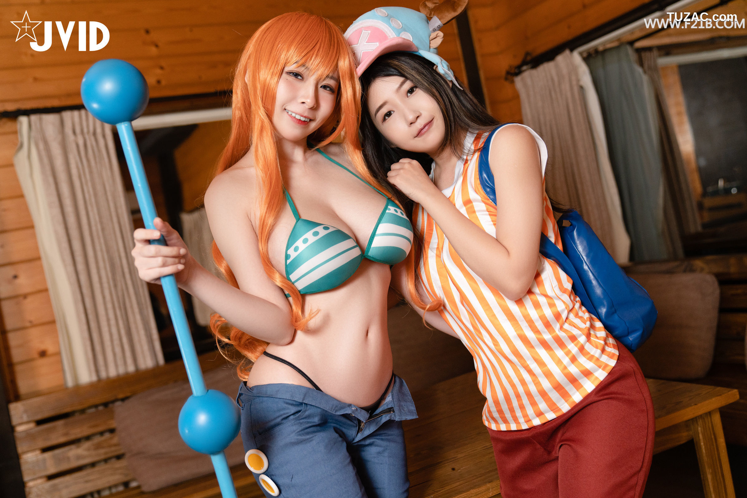 JVID-肉包Mini-黎菲儿-淫贼王-萌女乔巴白虎翘乳-G奶波霸娜美榨汁路飞-淫欲四海征服新世界-2022.01.07