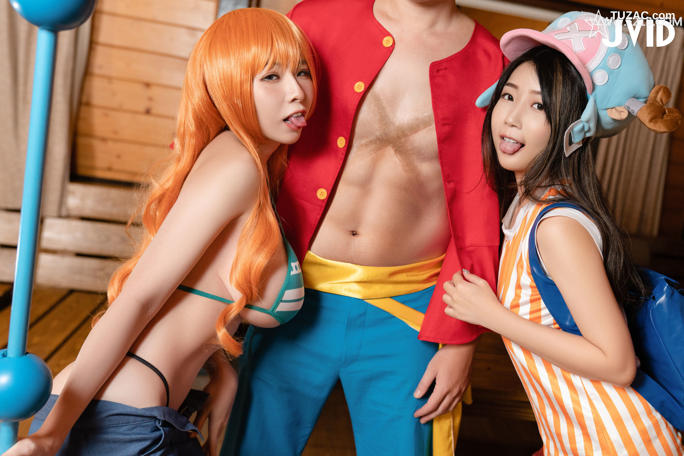 JVID-肉包Mini-黎菲儿-淫贼王-萌女乔巴白虎翘乳-G奶波霸娜美榨汁路飞-淫欲四海征服新世界-2022.01.07