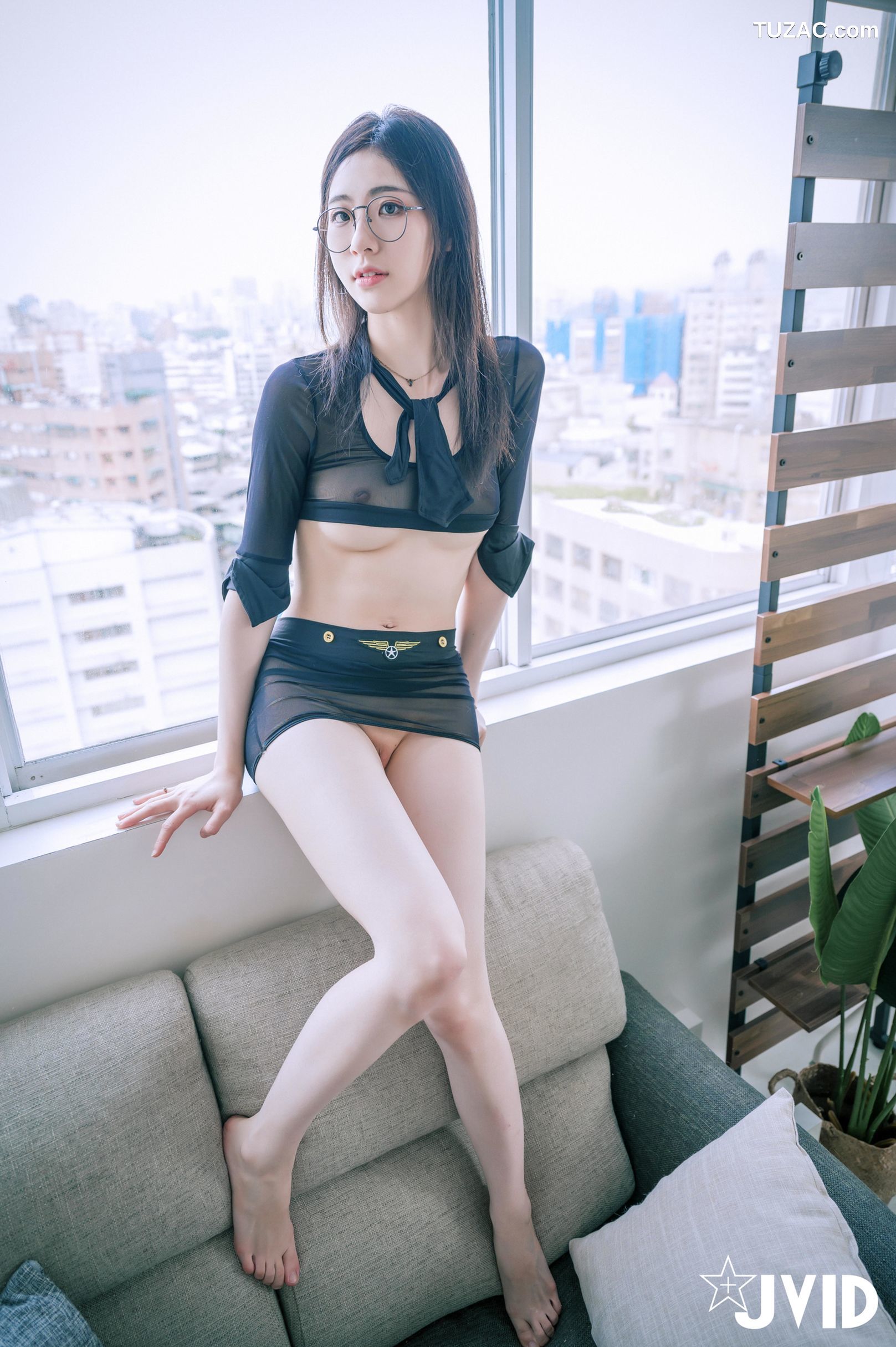 JVID-阿黎-性感暗黑空姐