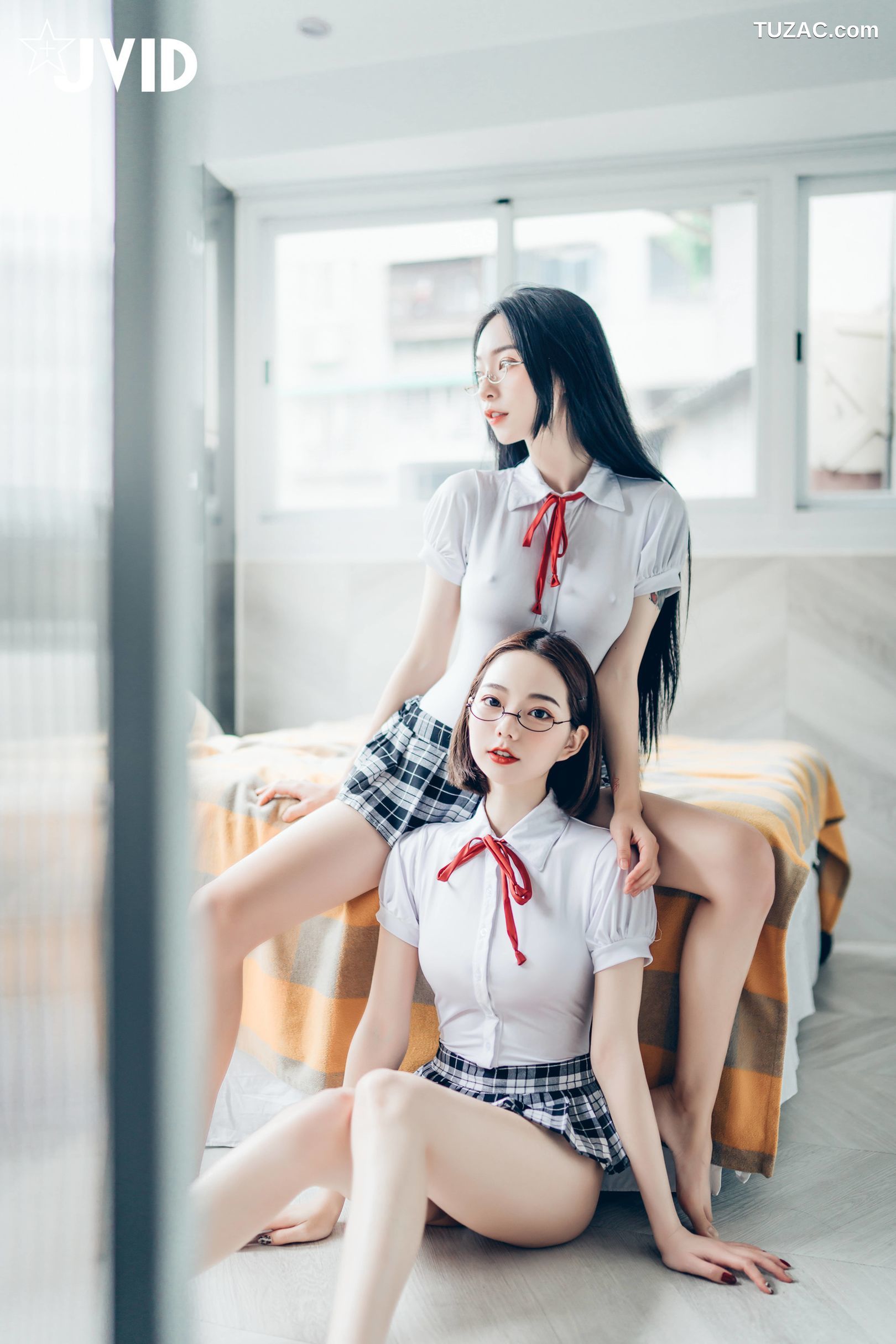 JVID-飄飄-啾啾-女神姐妹情人节-Celebrate-Valentines-Day-With-Goddess-Sisters-2022.02.14