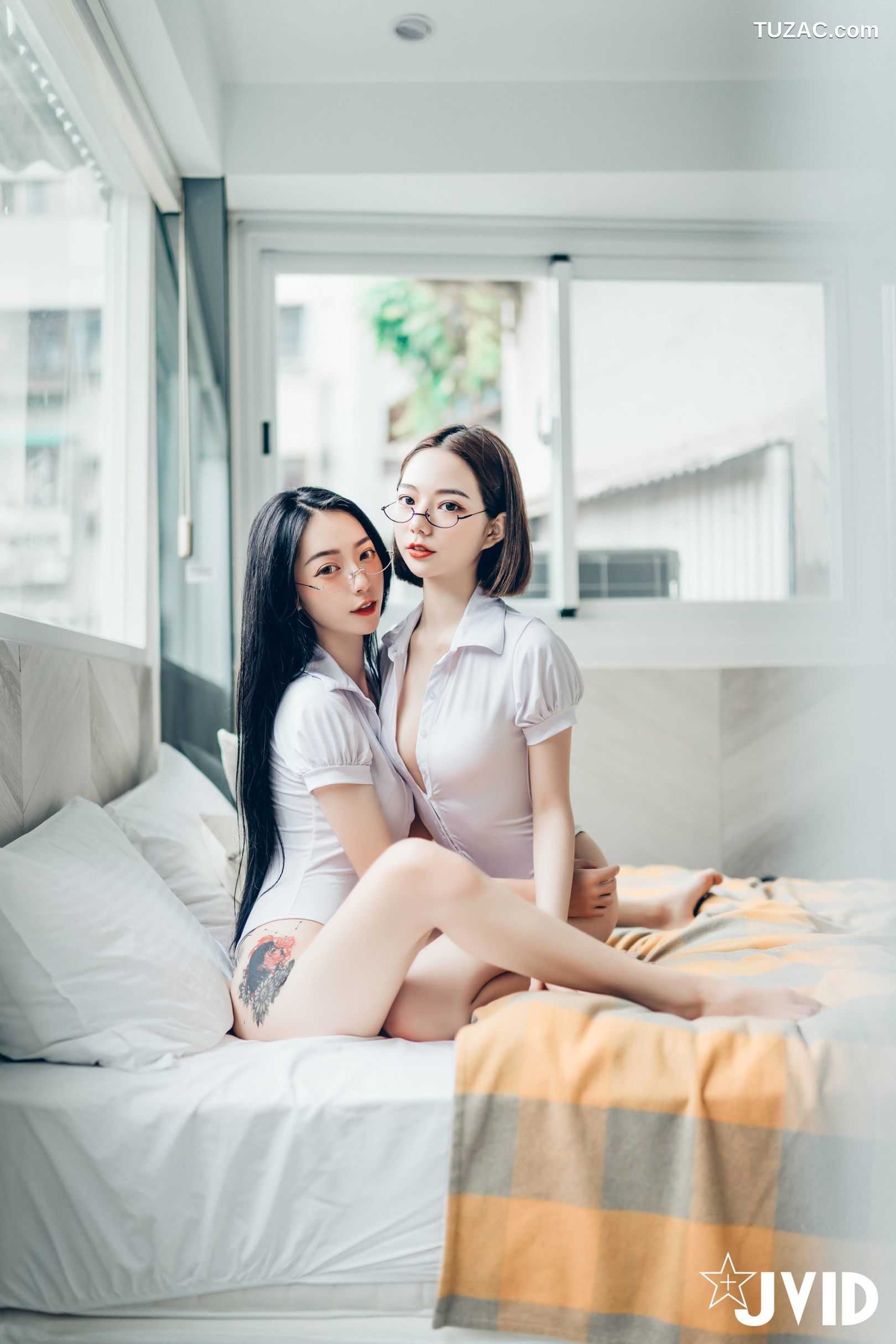 JVID-飄飄-啾啾-女神姐妹情人节-Celebrate-Valentines-Day-With-Goddess-Sisters-2022.02.14