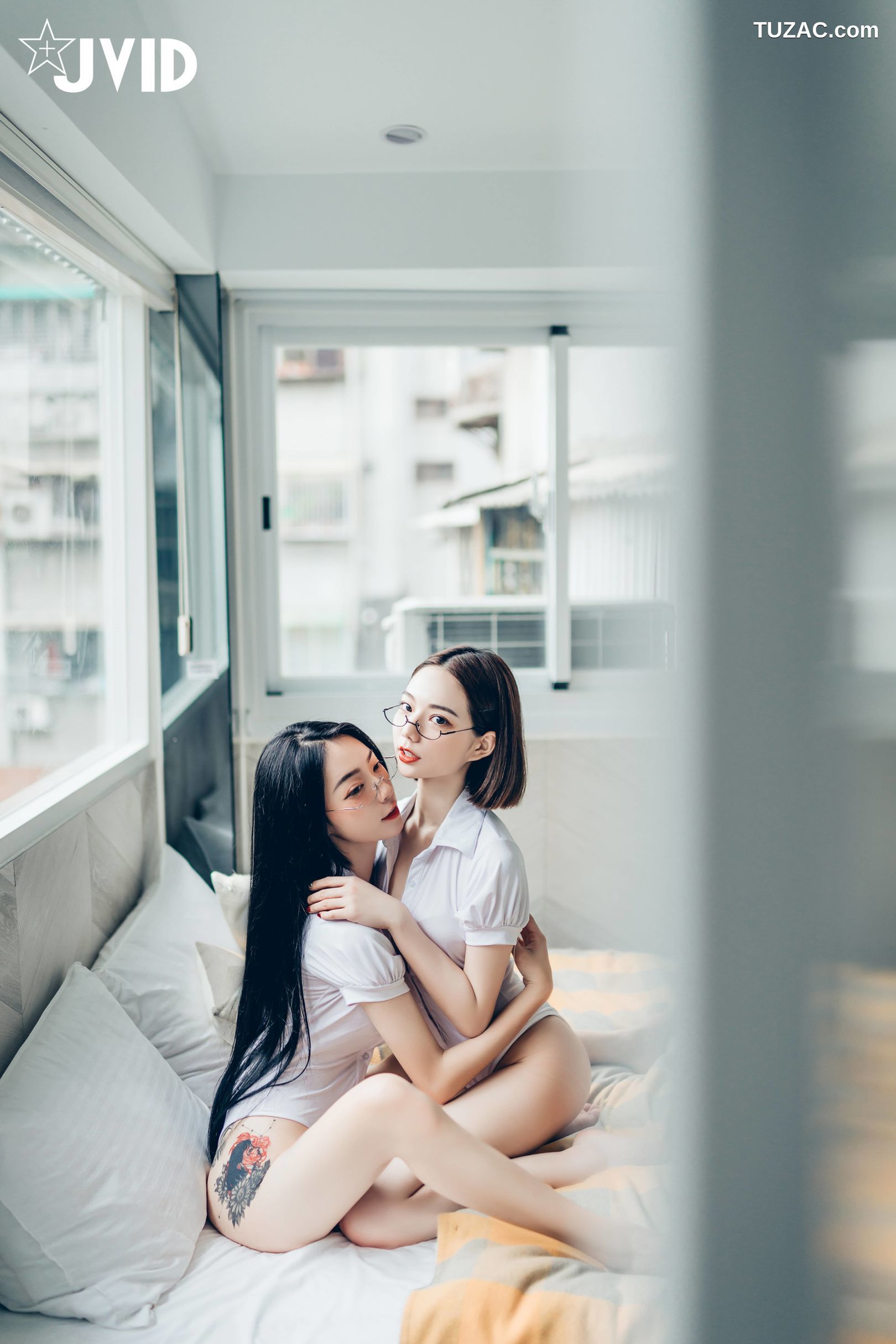 JVID-飄飄-啾啾-女神姐妹情人节-Celebrate-Valentines-Day-With-Goddess-Sisters-2022.02.14
