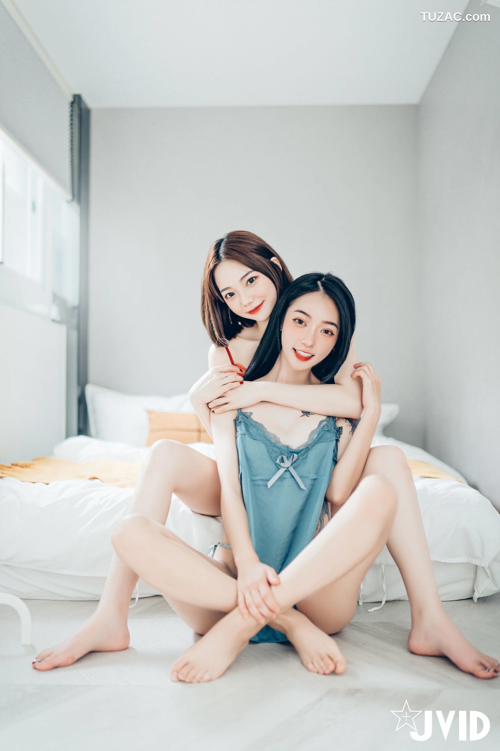JVID-飄飄-啾啾-女神姐妹情人节-Celebrate-Valentines-Day-With-Goddess-Sisters-2022.02.14