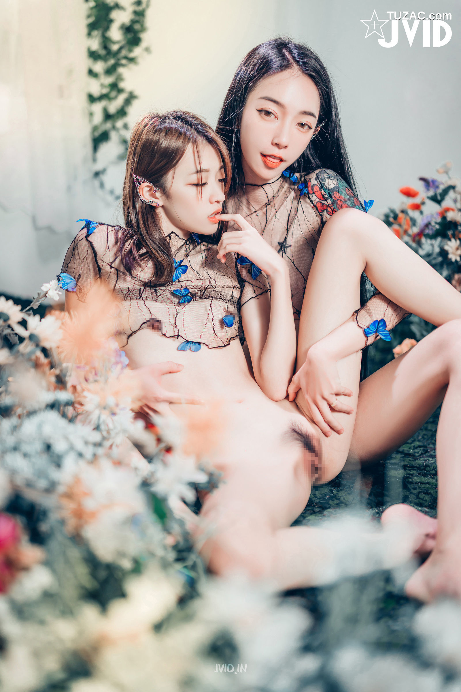 JVID-飘飘-妍妍-百合花神の美少女-最色色嘗試-辰辰特別客串！色色最大突破-2022.05.01