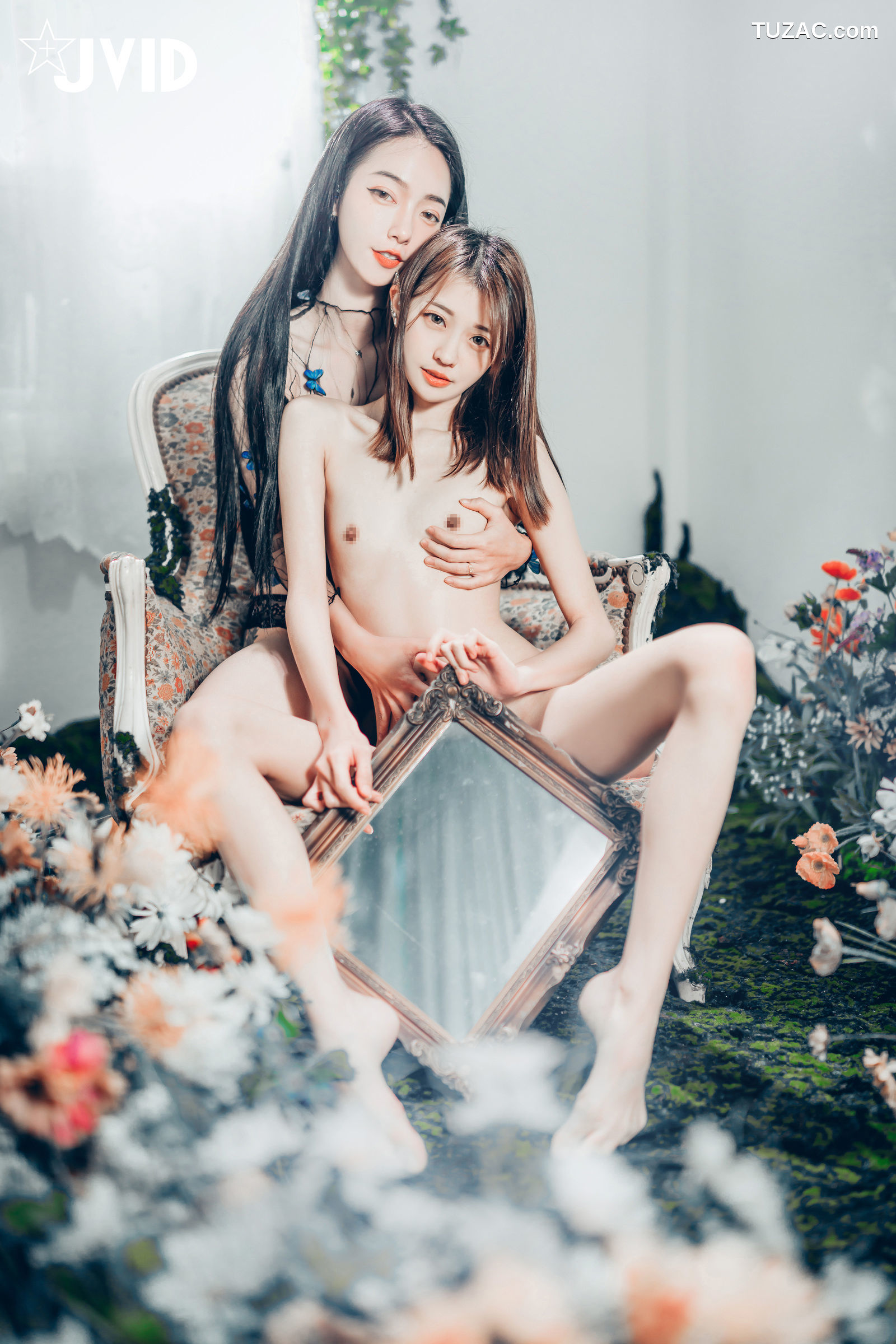 JVID-飘飘-妍妍-百合花神の美少女-最色色嘗試-辰辰特別客串！色色最大突破-2022.05.01