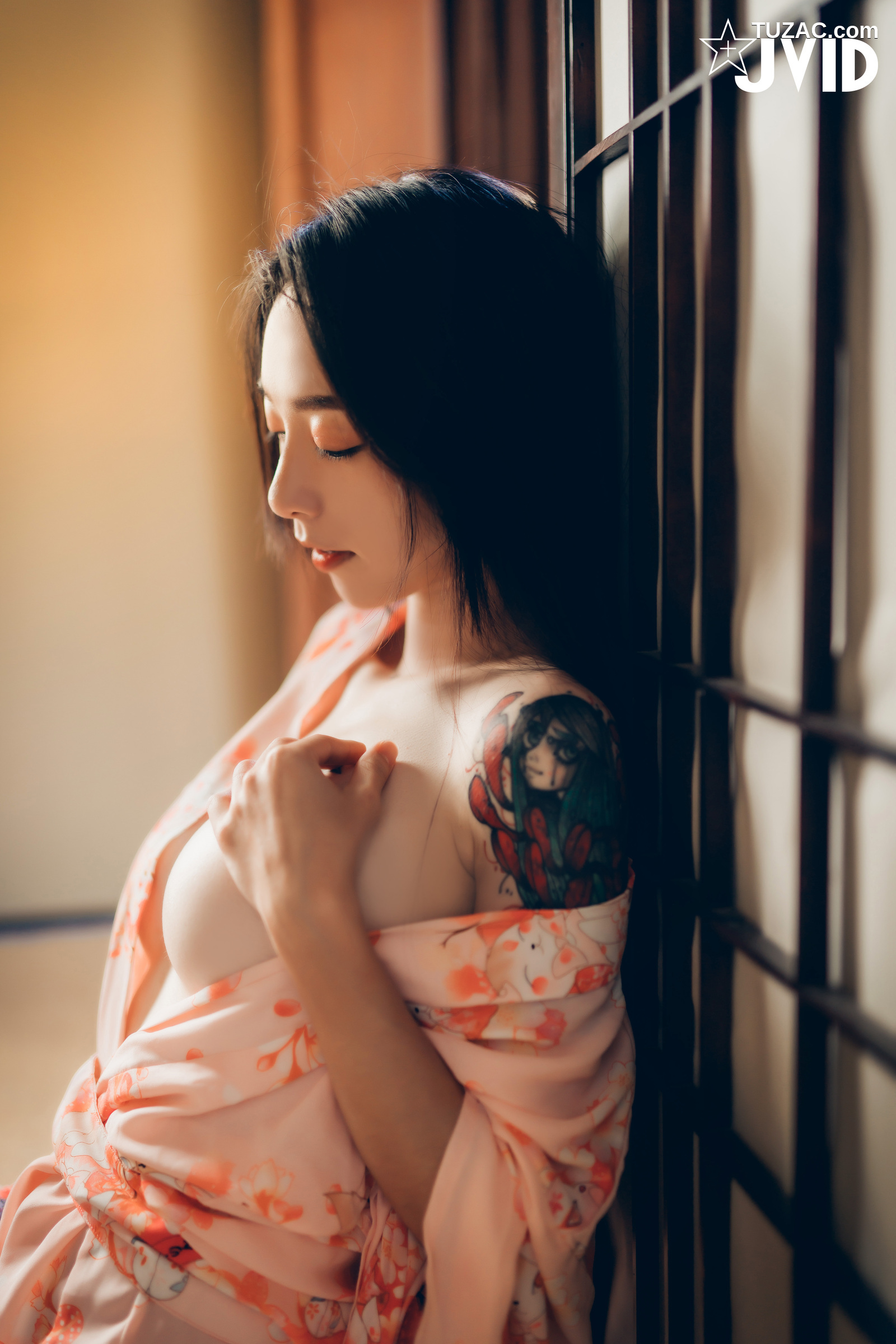 JVID-飘飘-最高の女神-超性感飘-旗袍-日式浴衣-超薄透衣-激凸-透点-淋湿-2021.05.27